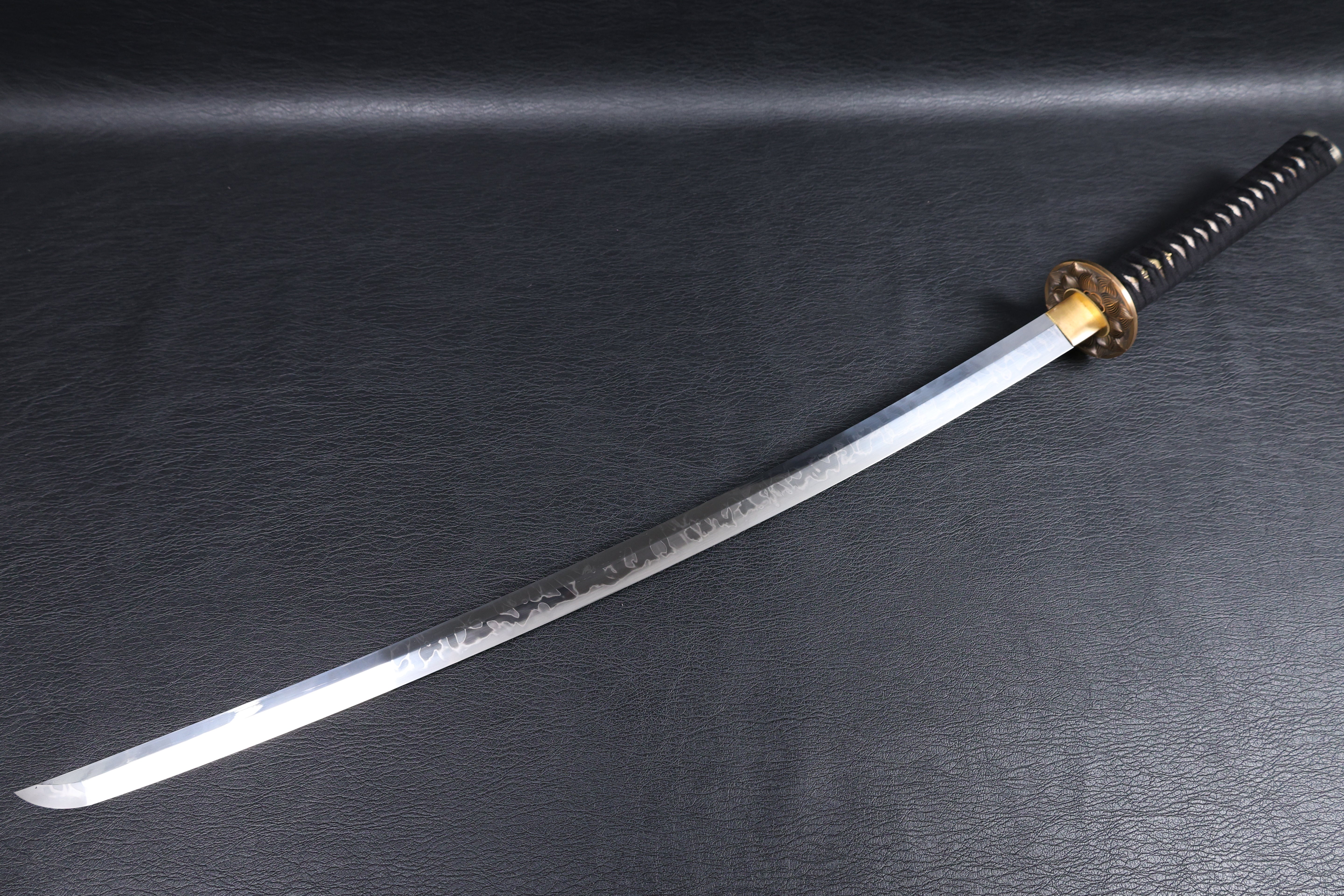 Katana Sōrin T10 Clay Tempered Blade with Hitatsura Hamon | KSA Jiang