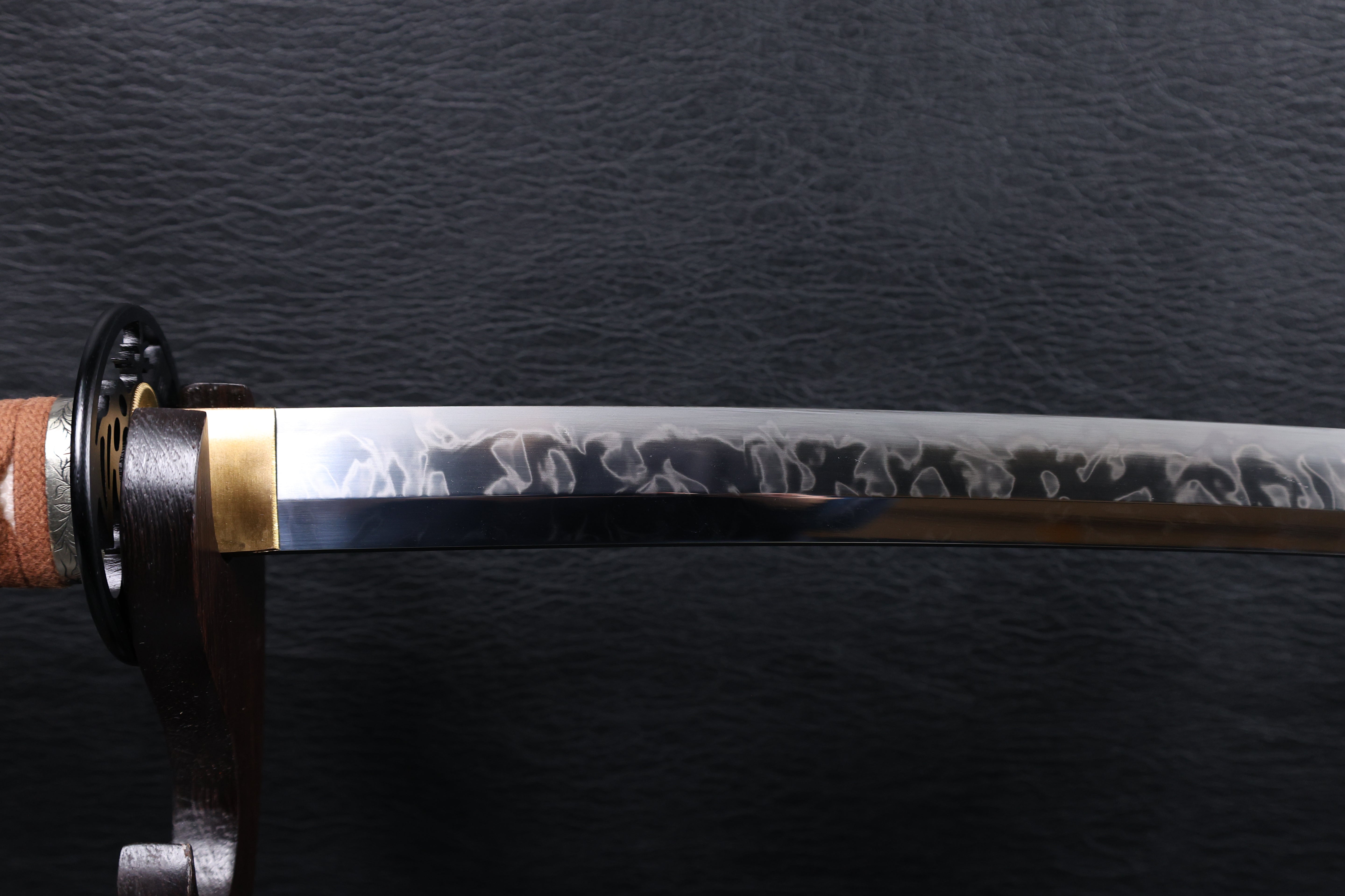 Katana Tsunehisa T10 Clay Tempered Blade with Hitatsura Hamon | KSA Jiang