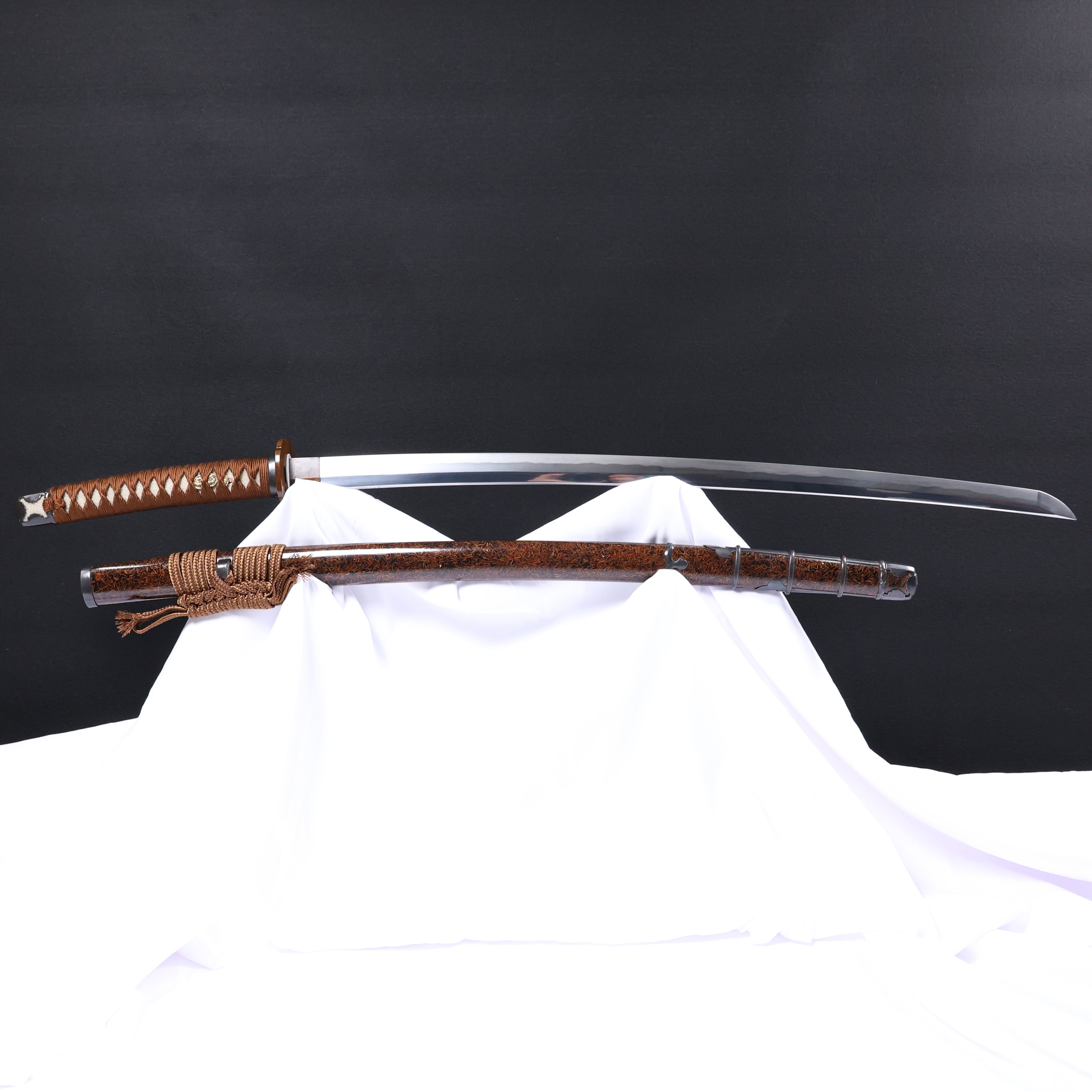 Katana Blazing Sun Oroshigane Kobuse Blade Jojaku Koshirae 炎陽 | TangGu Sword 2