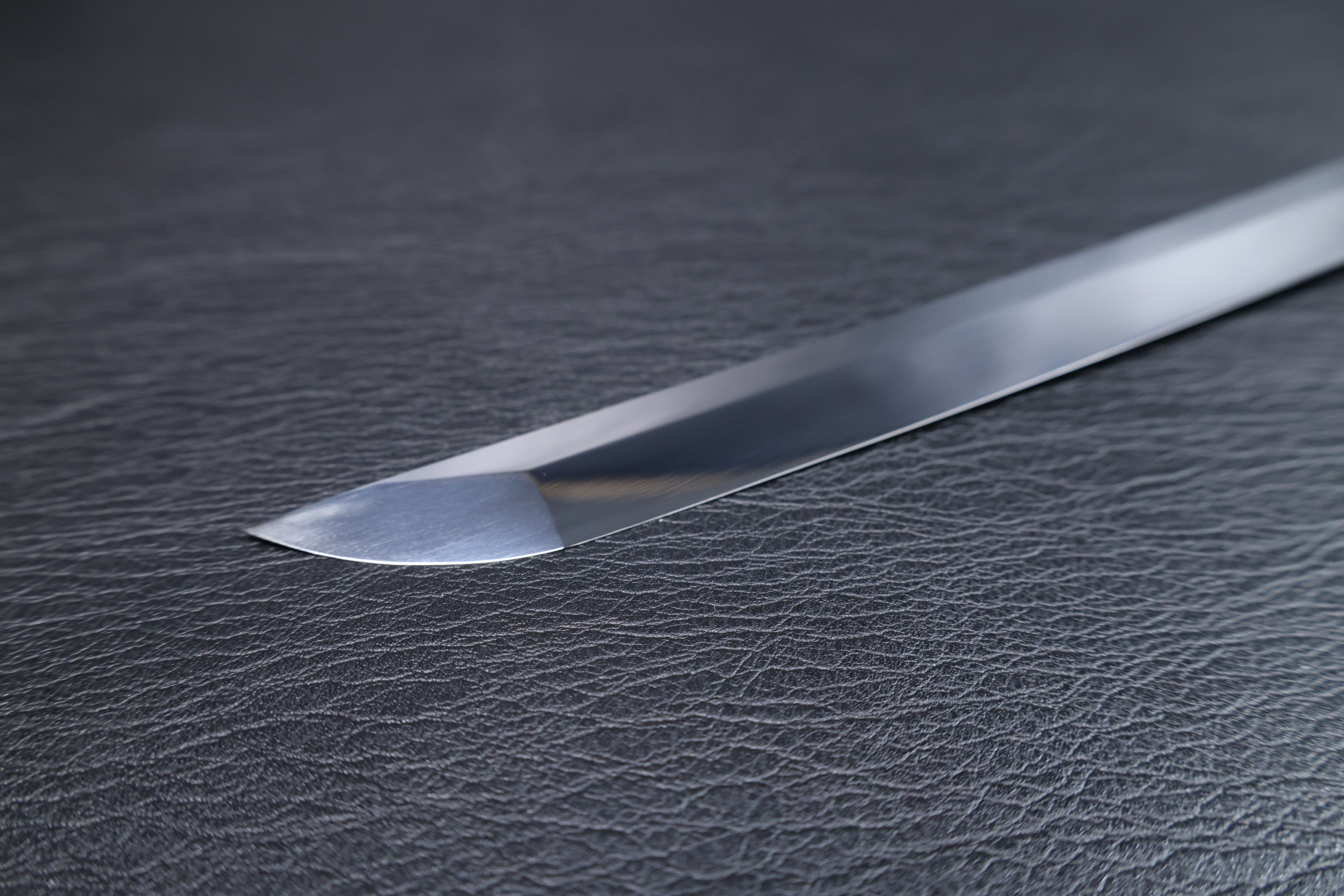 Katana Shōun 9260 Spring Steel Premium Mirror Polish with White Speckled Saya | KSA Jiang