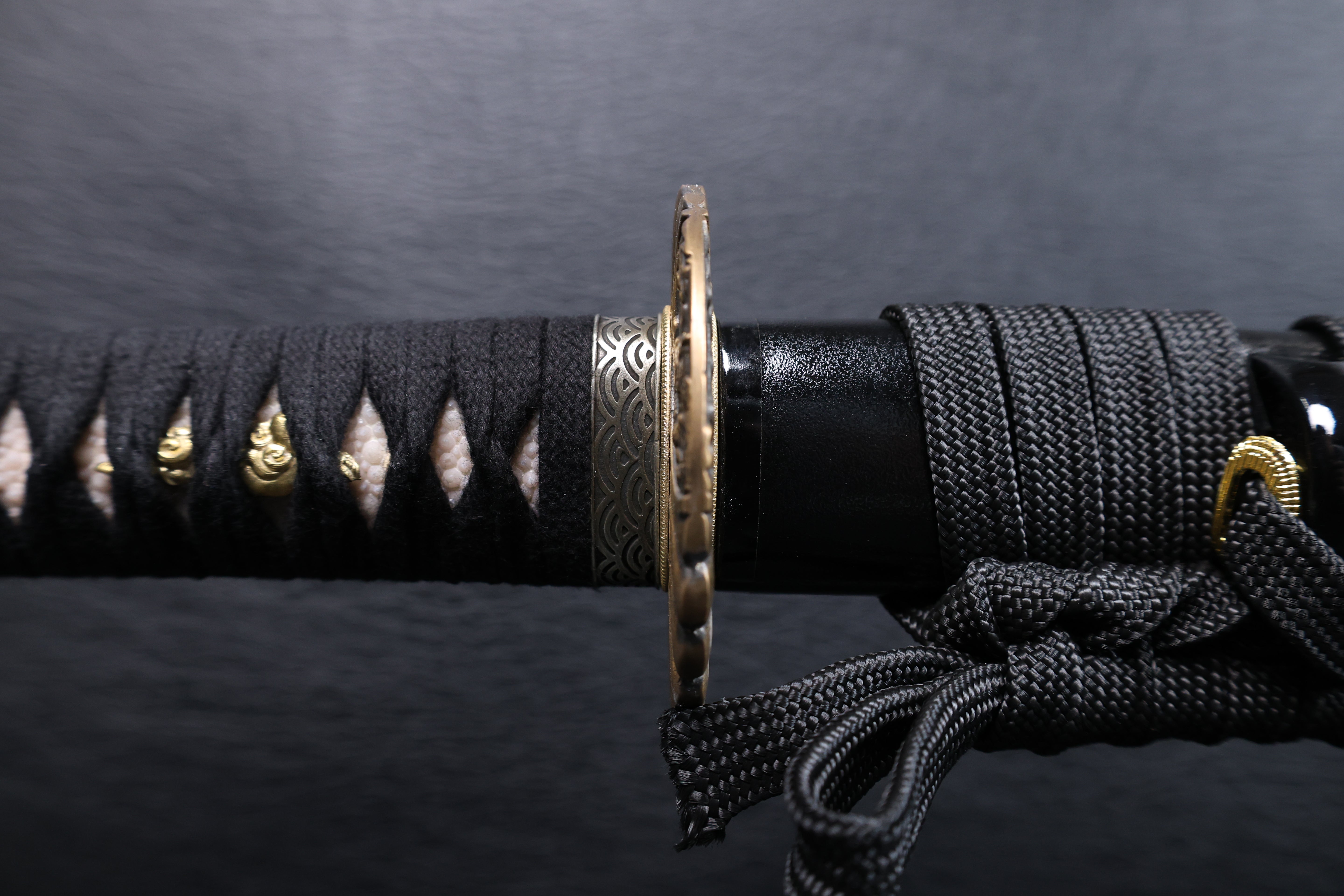Katana Takanobu 9260 Spring Steel Premium Mirror Polish with Black Saya | KSA Jiang