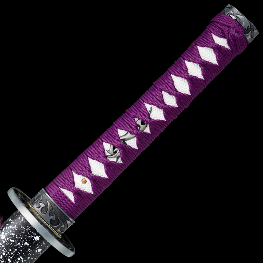 Samurai Sword Tsuka-Ito Purple