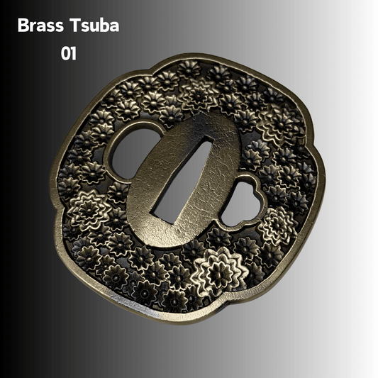 Brass Tsuba For Katana Wakizashi Tanto Samurai Sword | KatanaSwordArt Tsuba For Sale 2025