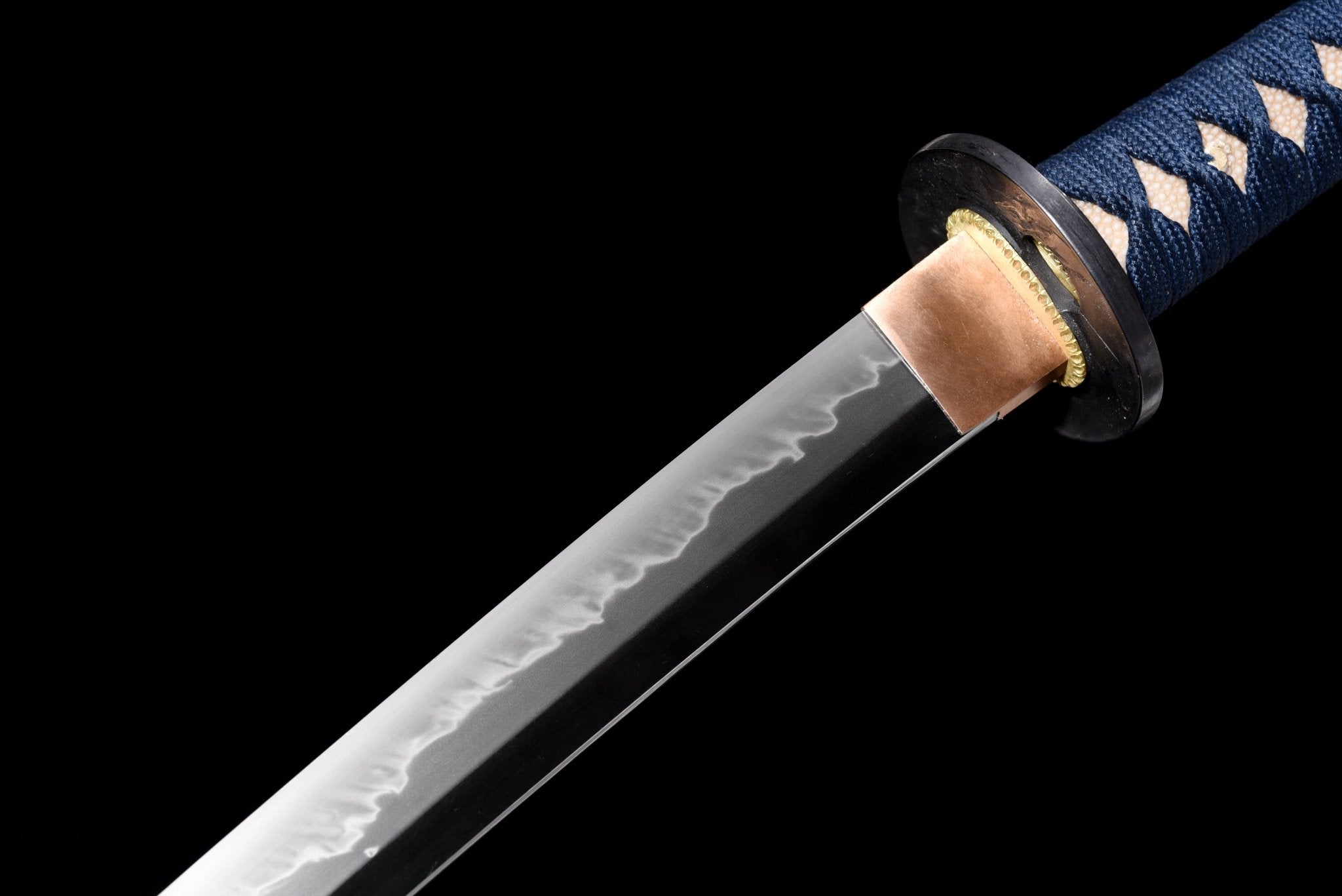 Collectable Katana Azure Lion High Carbon Chōji Hamon Red Saya 蒼獅 | KatanaSwordArt Katana For Sale 2025