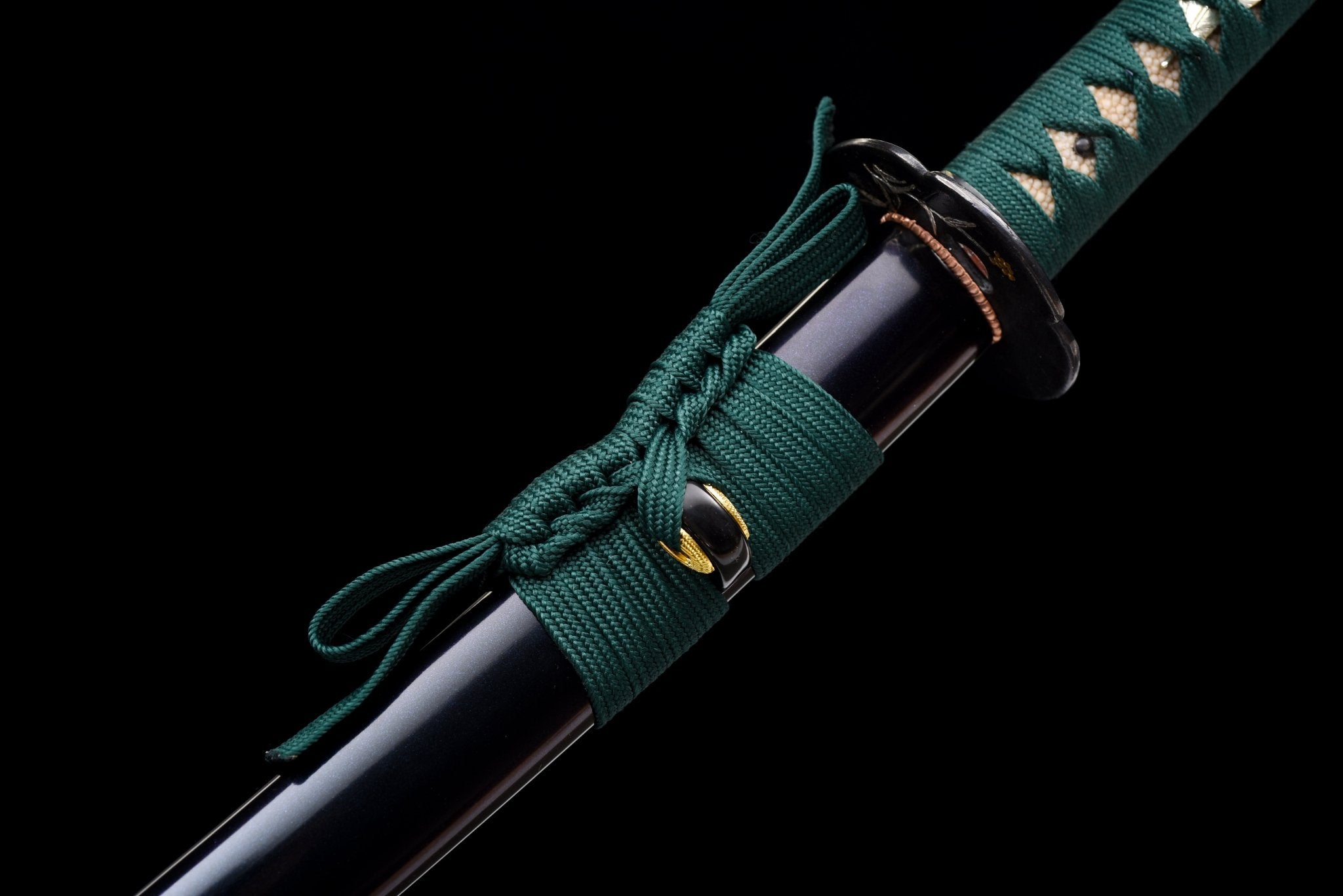 Collectable Katana Crane's Grace Sanmai Steel Clay Tempered Purple Saya 白鹤 | KatanaSwordArt Katana For Sale 2025