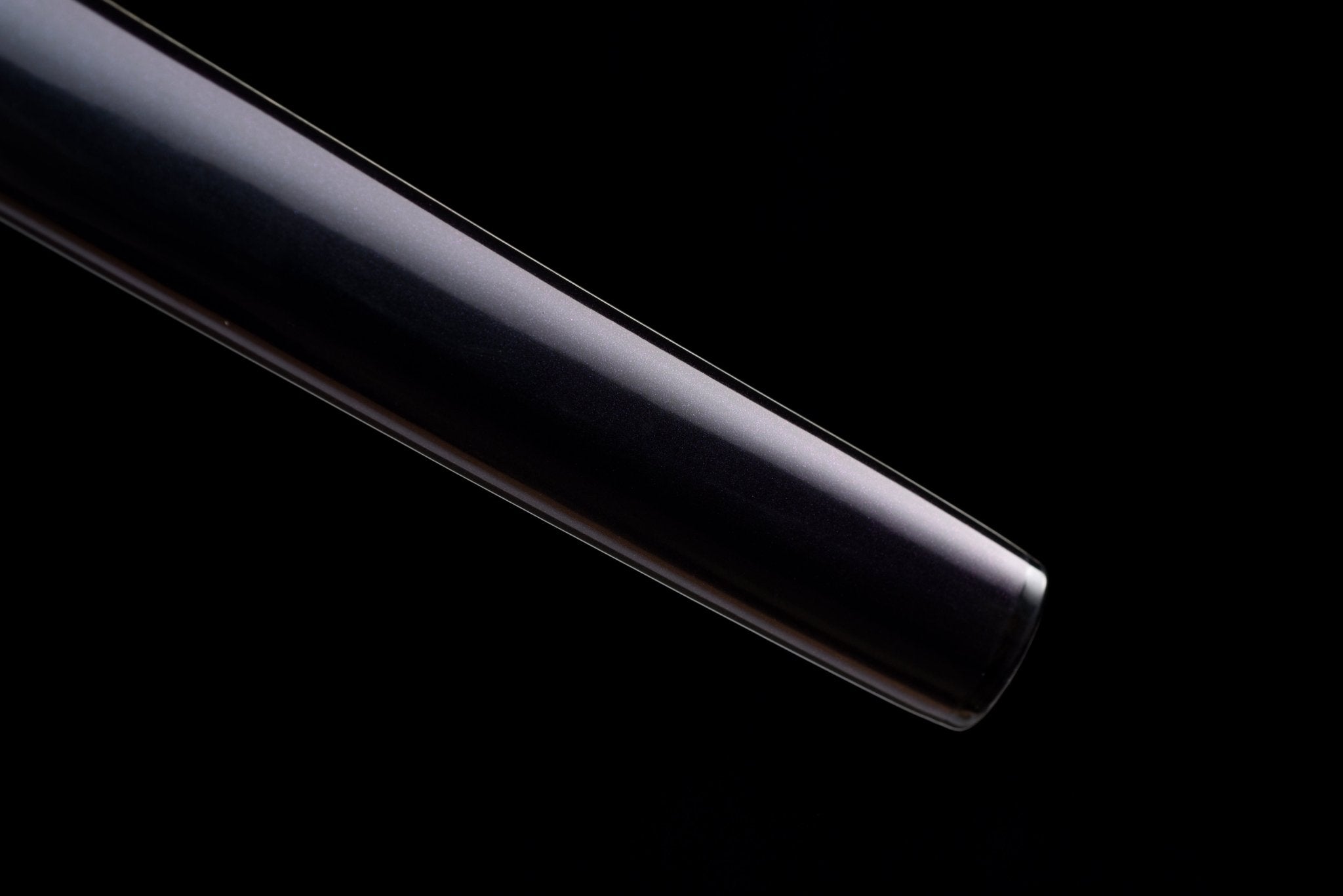 Collectable Katana Crane's Grace Sanmai Steel Clay Tempered Purple Saya 白鹤 | KatanaSwordArt Katana For Sale 2025