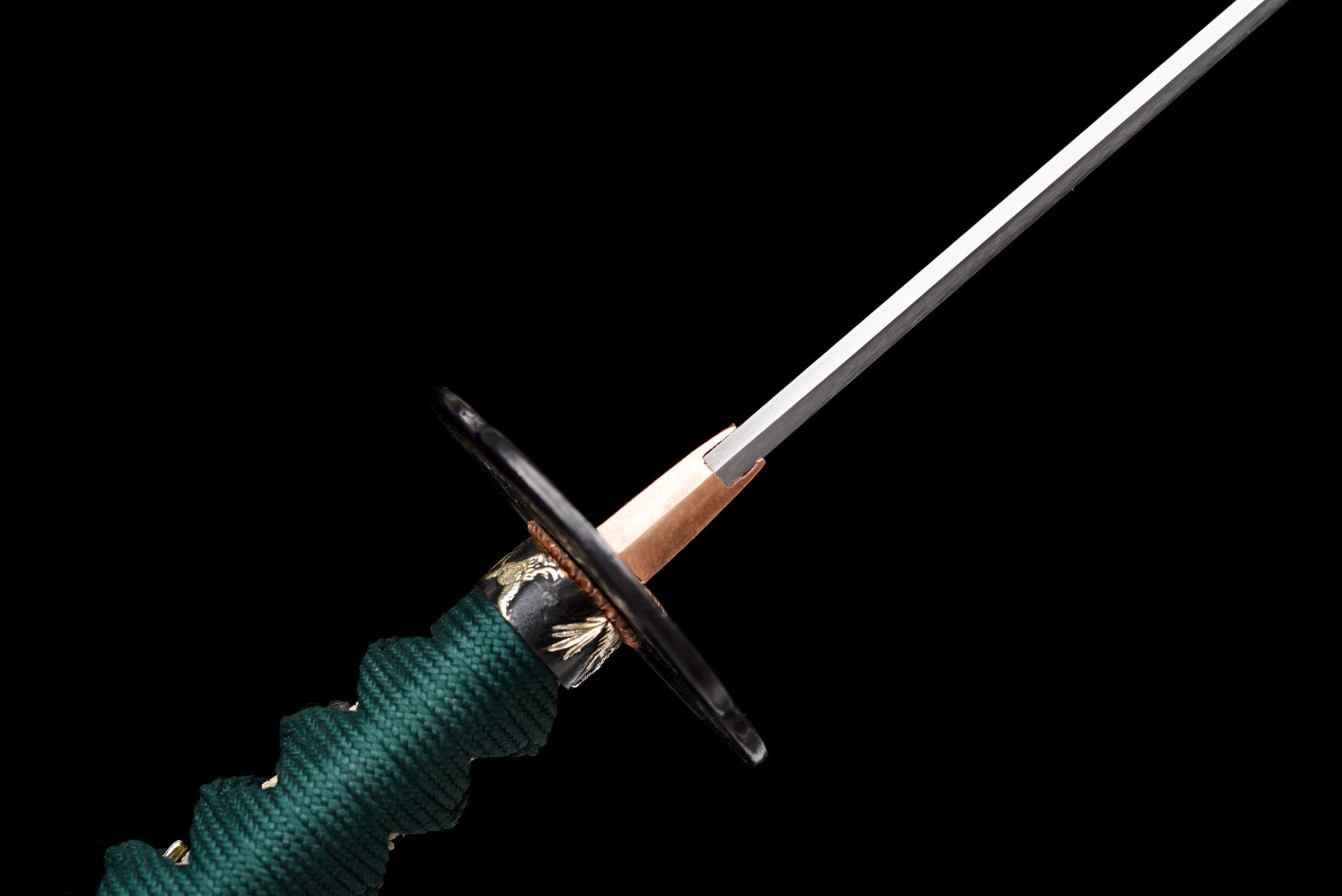 Collectable Katana Crane's Grace Sanmai Steel Clay Tempered Purple Saya 白鹤 | KatanaSwordArt Katana For Sale 2025