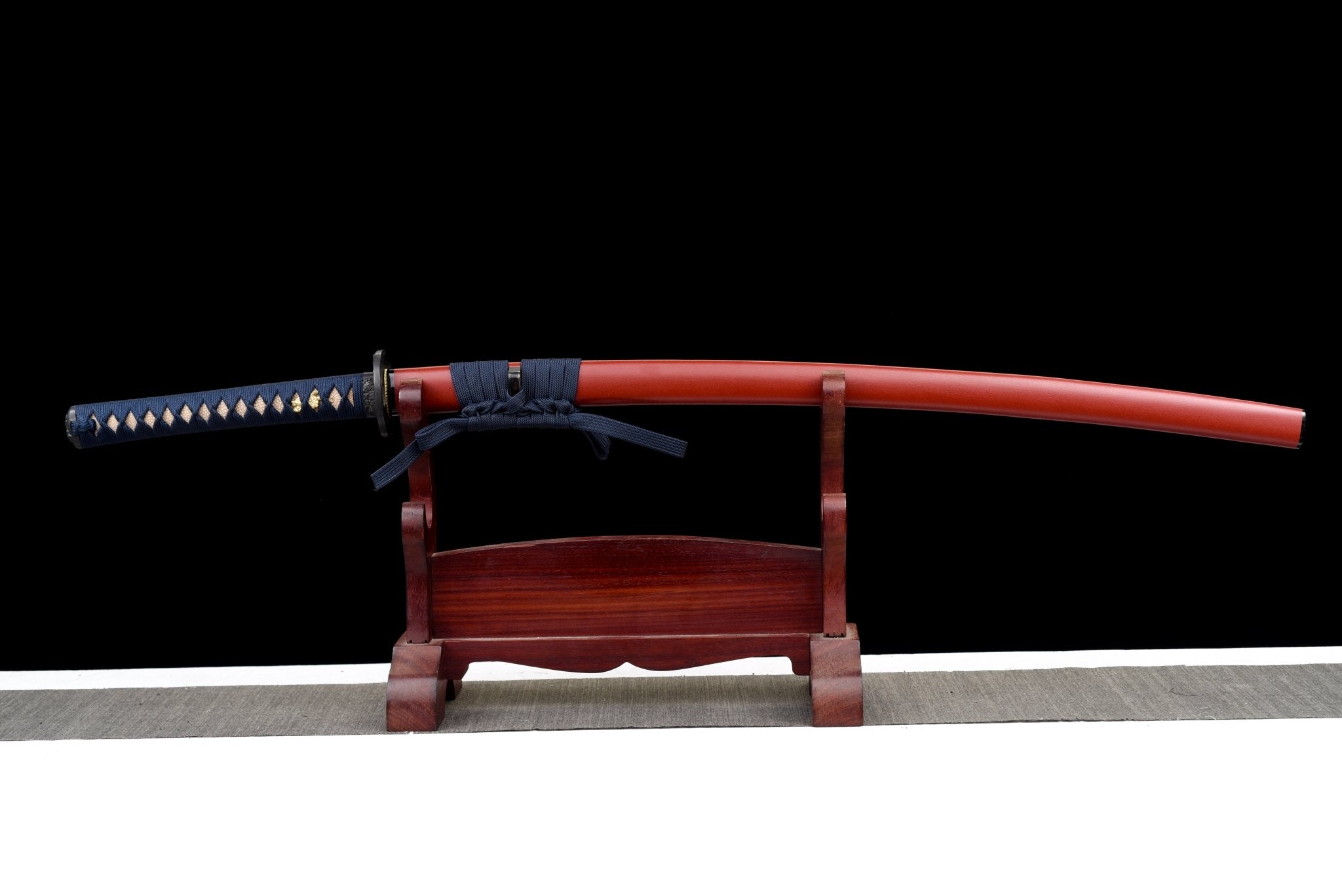 Collectable Katana Flame Lion Folded Steel Clay Tempered Red Saya 炎獅 | KatanaSwordArt Katana For Sale 2025