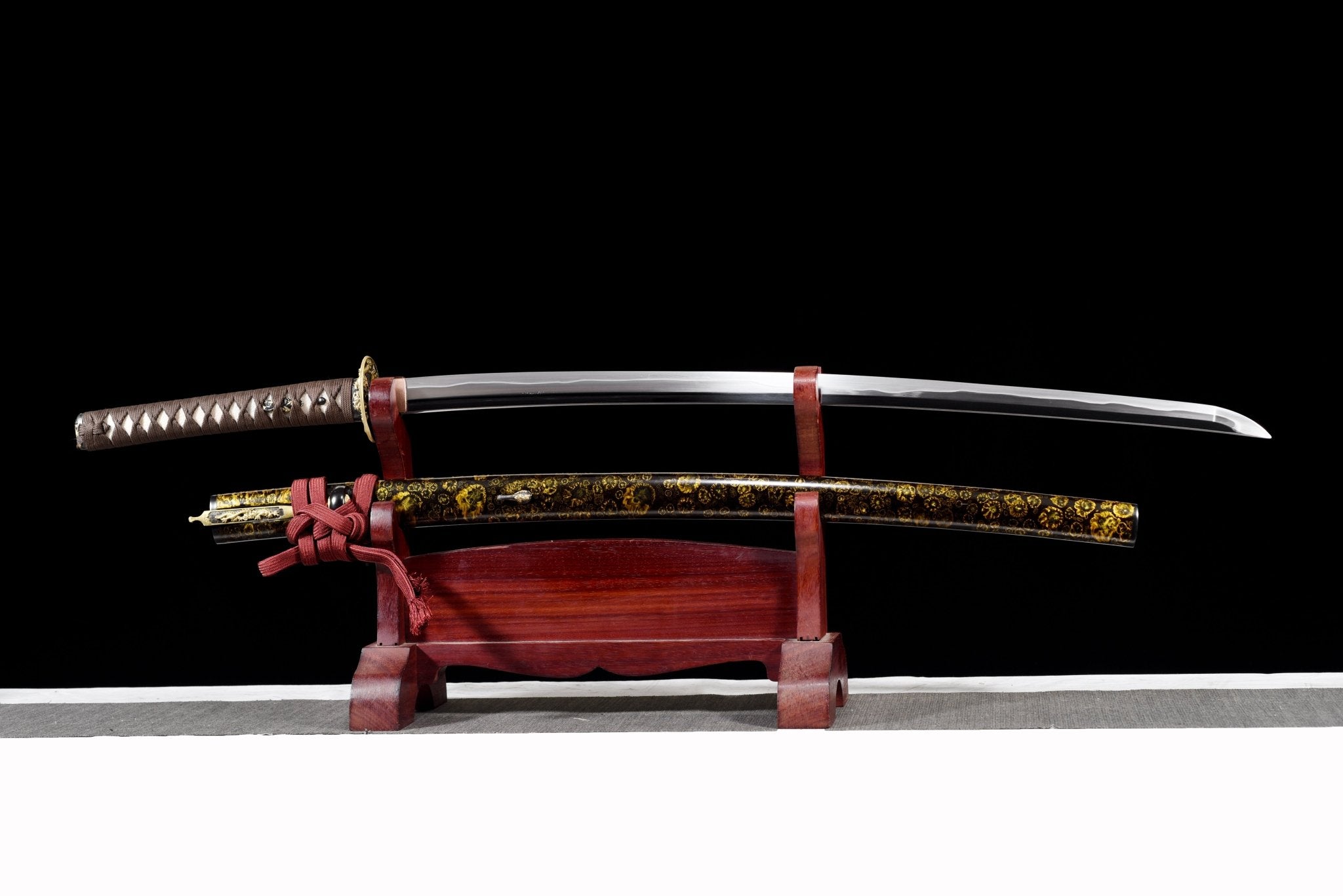 Collectable Katana Golden Dragon Sanmai Steel Clay Tempered Chinkin Saya 金龍 | KatanaSwordArt Katana For Sale 2025