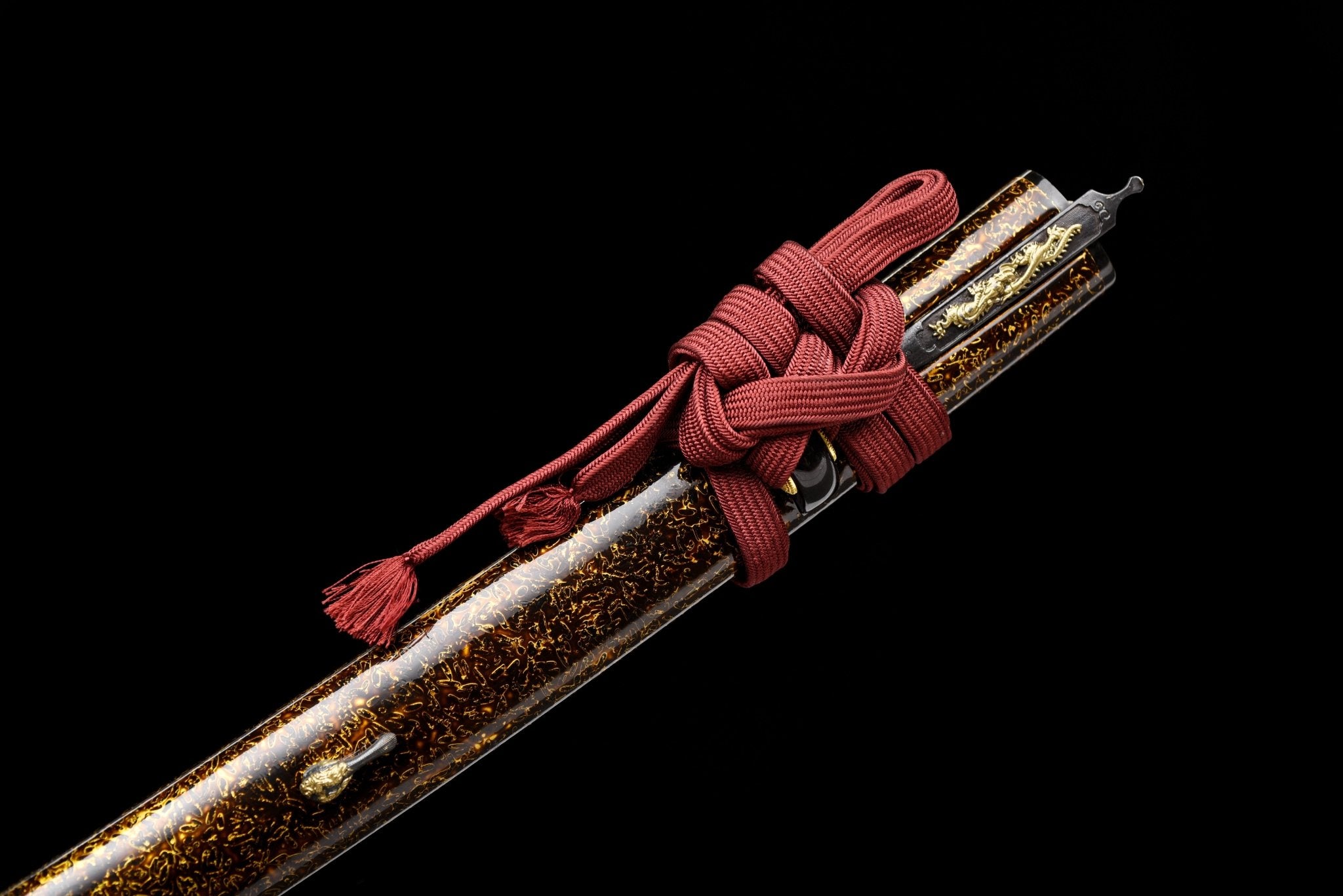 Collectable Katana Golden Dragon Sanmai Steel Clay Tempered Chinkin Saya 金龍 | KatanaSwordArt Katana For Sale 2025