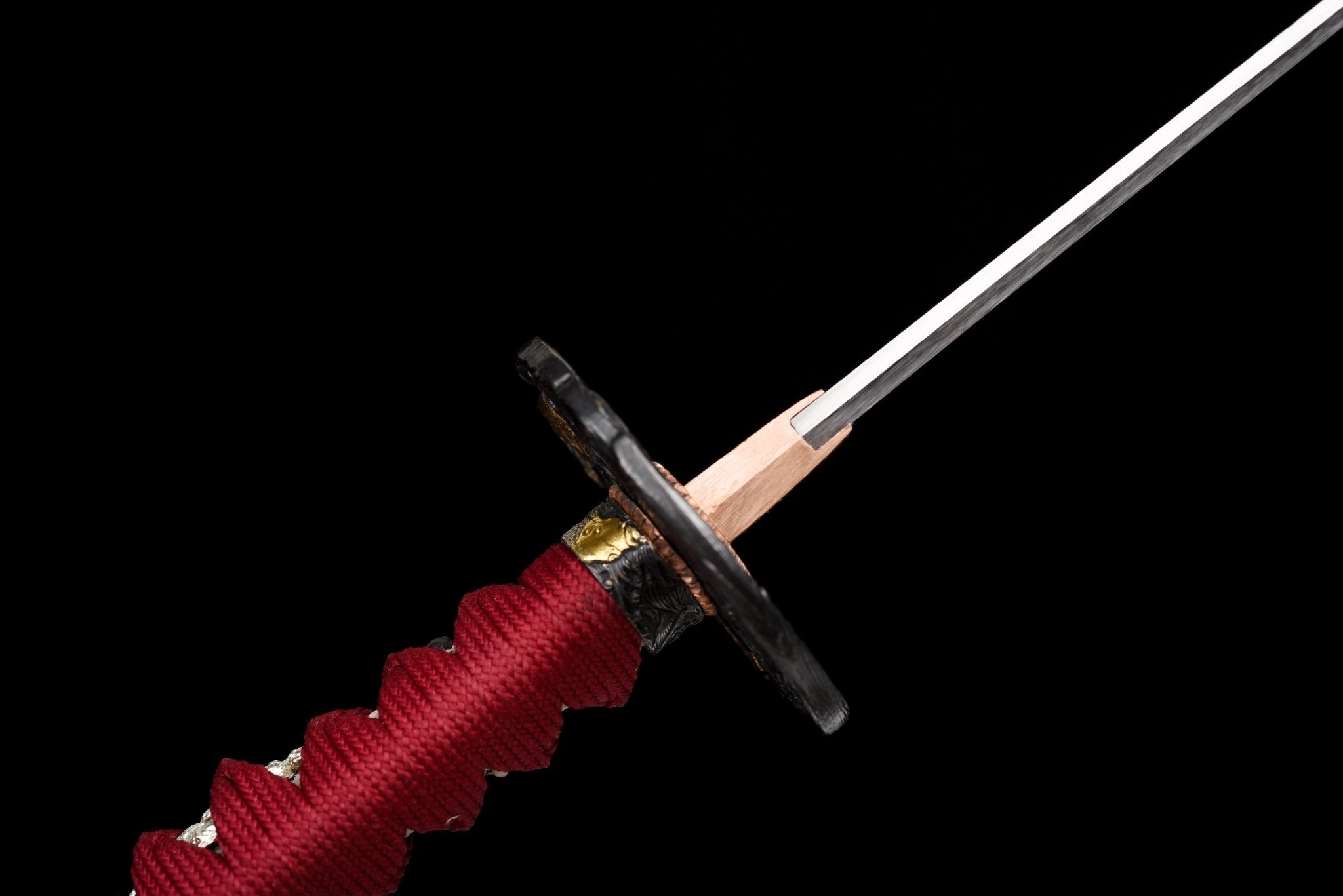 Collectable Katana Golden Koi Sanmai Steel Clay Tempered Gold Saya 錦鯉 | KatanaSwordArt Katana For Sale 2025