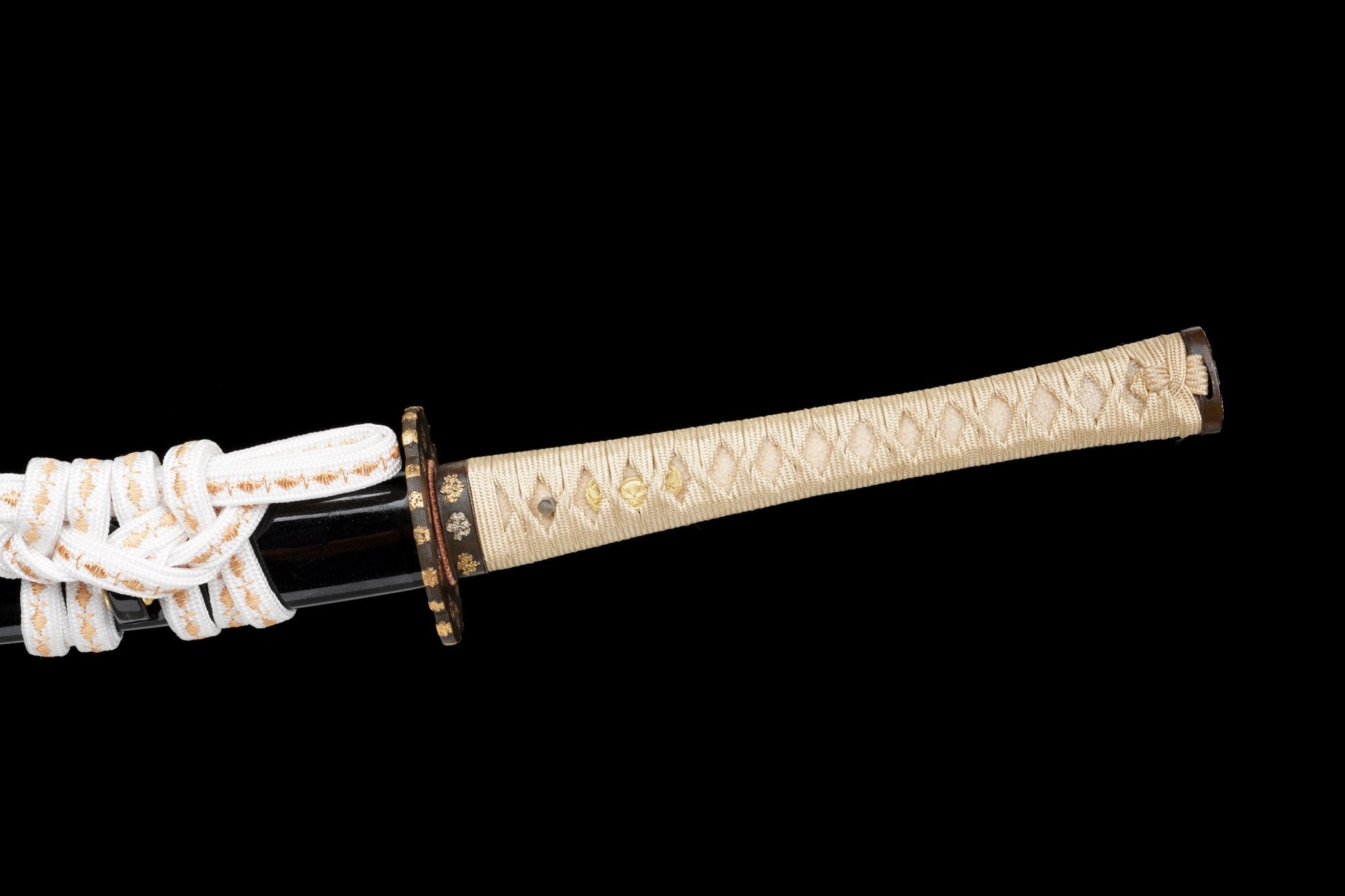 Collectable Katana Golden Maple Sanmai Steel Clay Tempered Black Lacquer Saya 金枫 | KatanaSwordArt Katana For Sale 2025