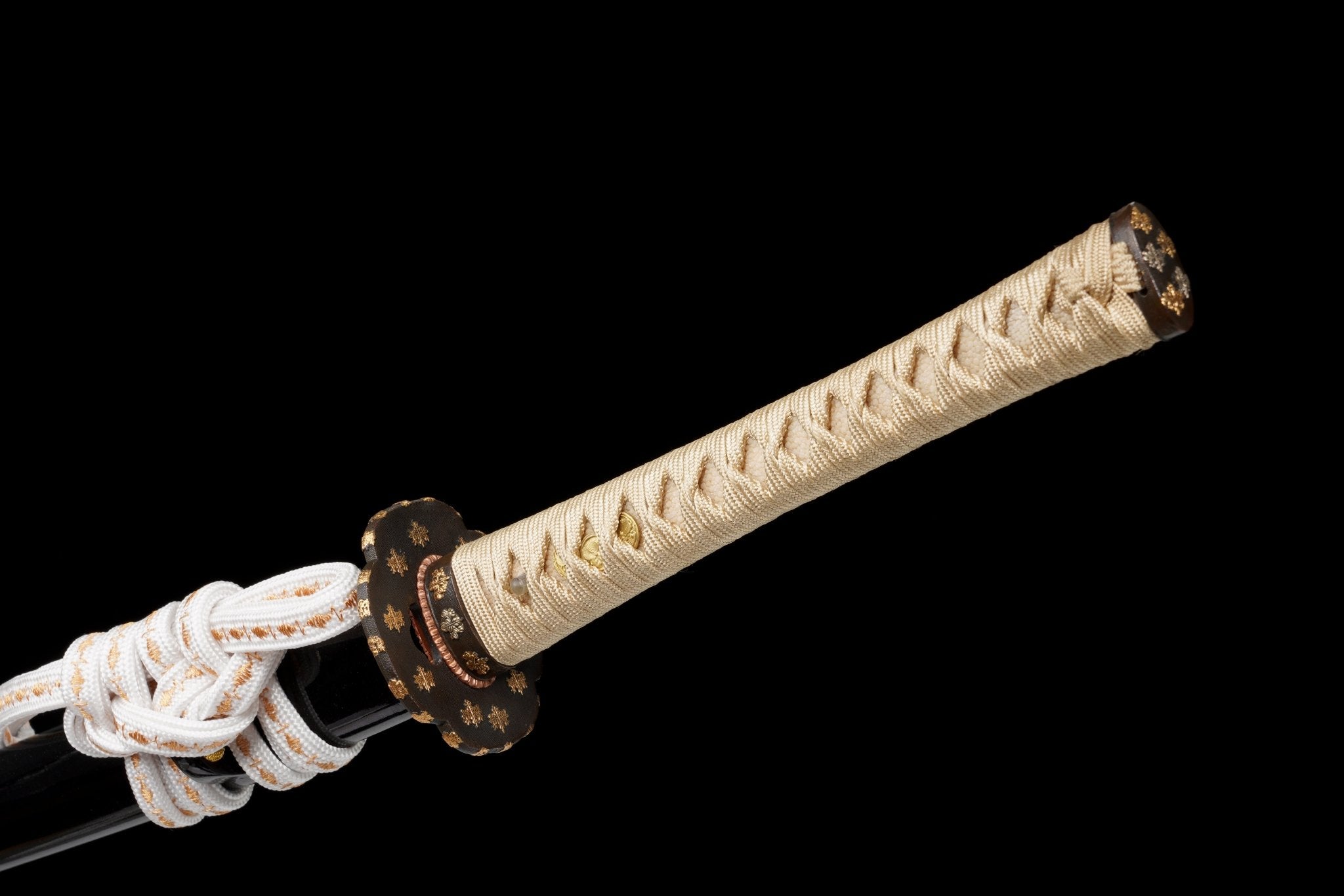 Collectable Katana Golden Maple Sanmai Steel Clay Tempered Black Lacquer Saya 金枫 | KatanaSwordArt Katana For Sale 2025