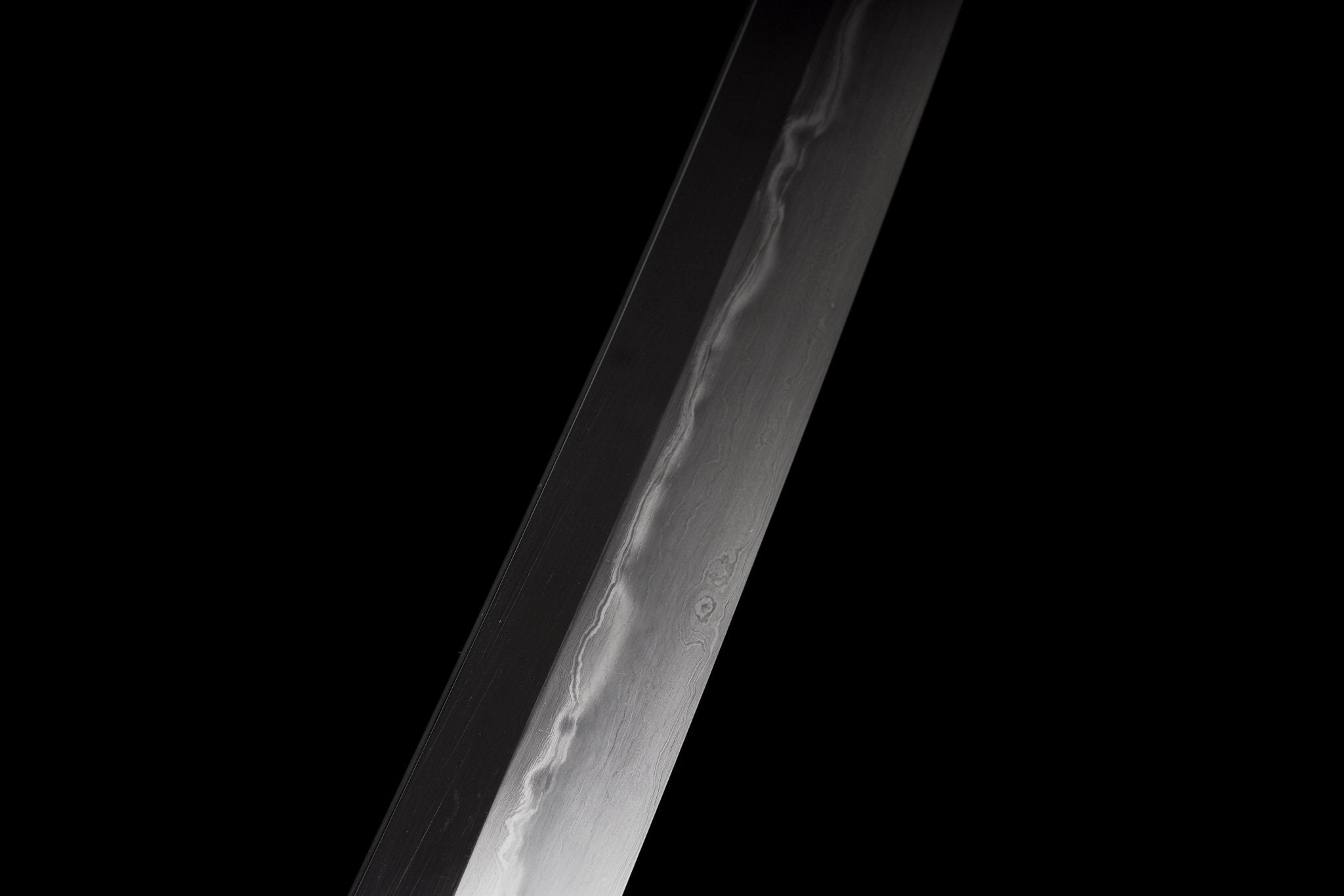 Collectable Katana Indigo Wave Sanmai Steel Clay Tempered Chōji Hamon 蒼浪 | KatanaSwordArt Katana For Sale 2025