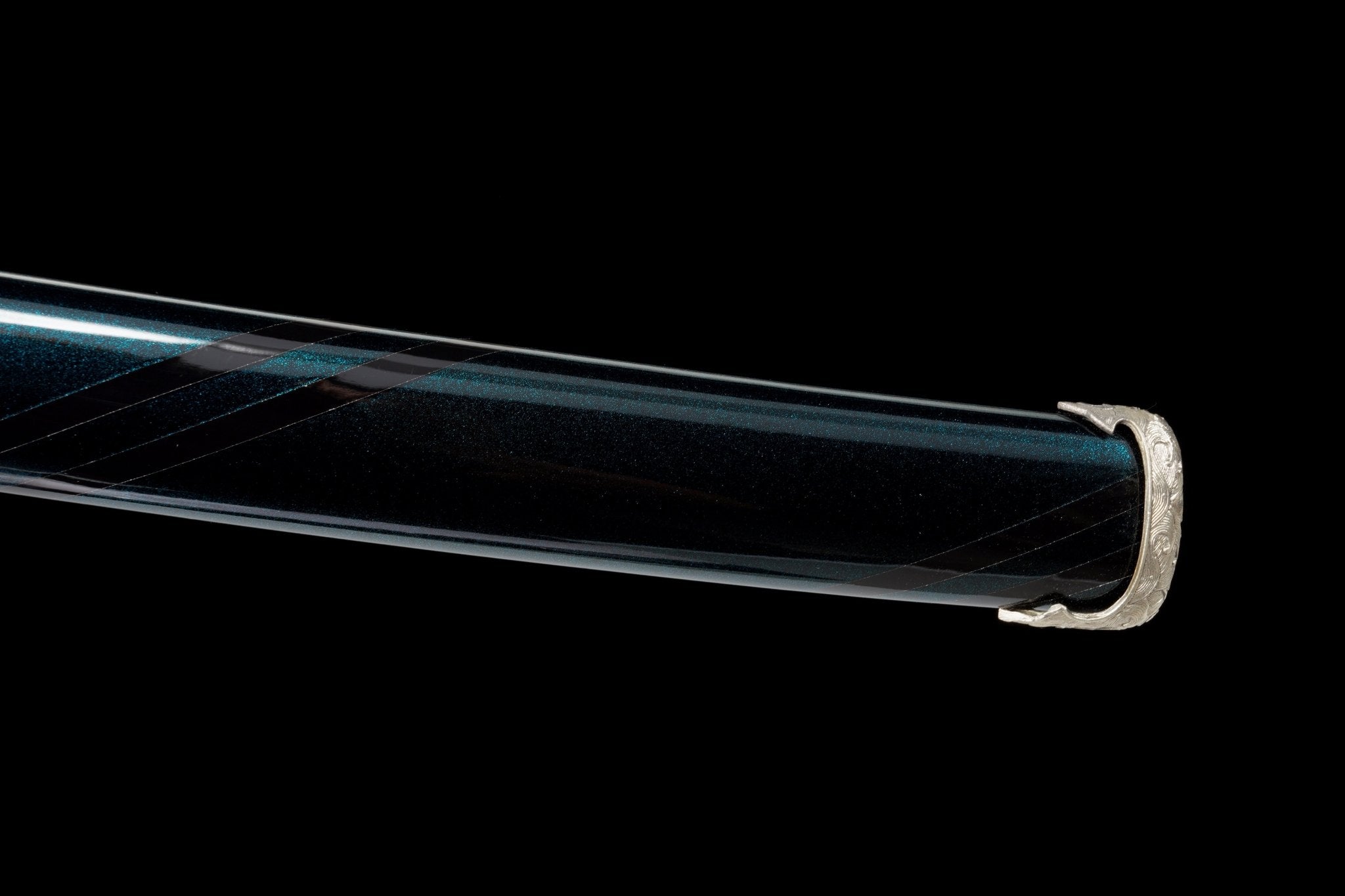 Collectable Katana Indigo Wave Sanmai Steel Clay Tempered Chōji Hamon 蒼浪 | KatanaSwordArt Katana For Sale 2025