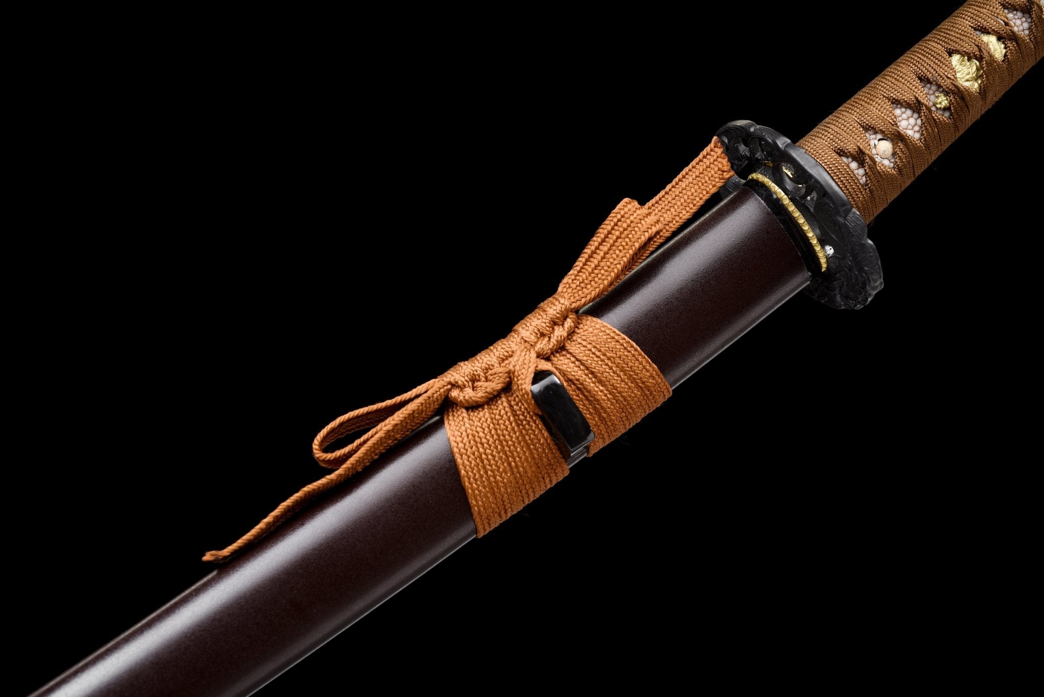 Collectable Katana Koi Dance High Carbon Chōji Hamon Brown Saya 鯉舞 | KatanaSwordArt Katana For Sale 2025