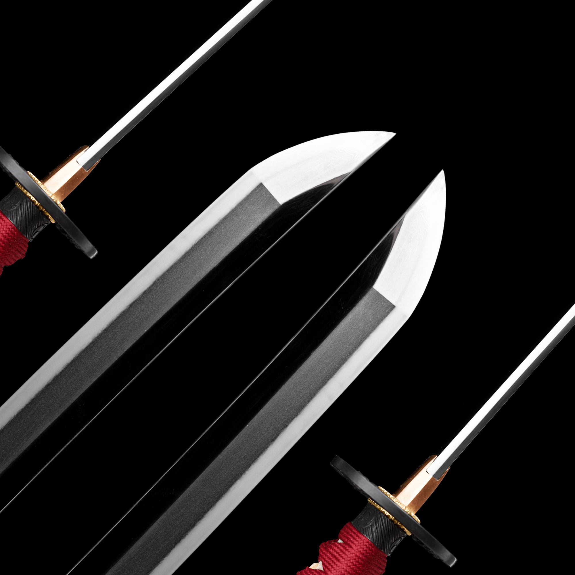 Collectable Katana Scarlet Roar Folded Steel Clay Tempered Brown Saya 绛云啸 | KatanaSwordArt Katana For Sale 2025