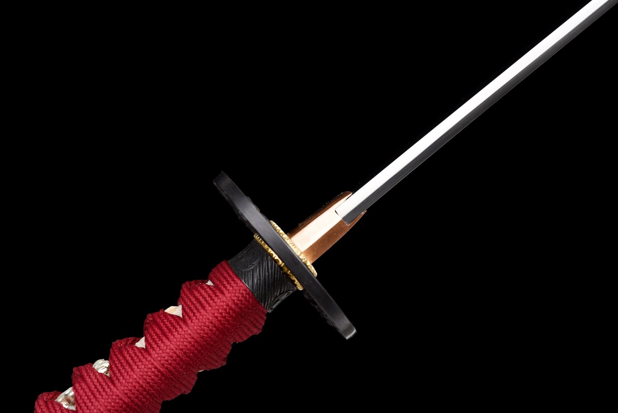 Collectable Katana Scarlet Roar Folded Steel Clay Tempered Brown Saya 绛云啸 | KatanaSwordArt Katana For Sale 2025