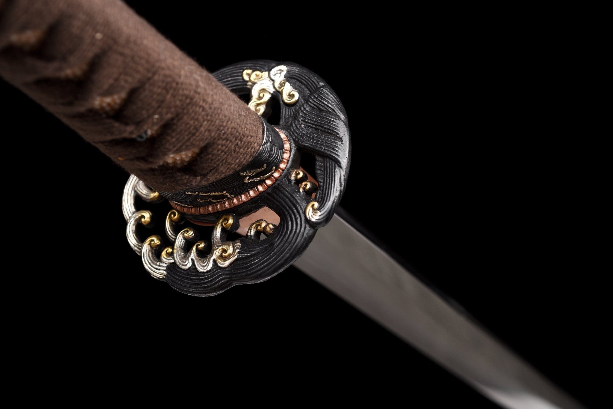 Collectable Katana Scarlet Wave Sanmai Steel Clay Tempered Red Saya 緋浪 | KatanaSwordArt Katana For Sale 2026