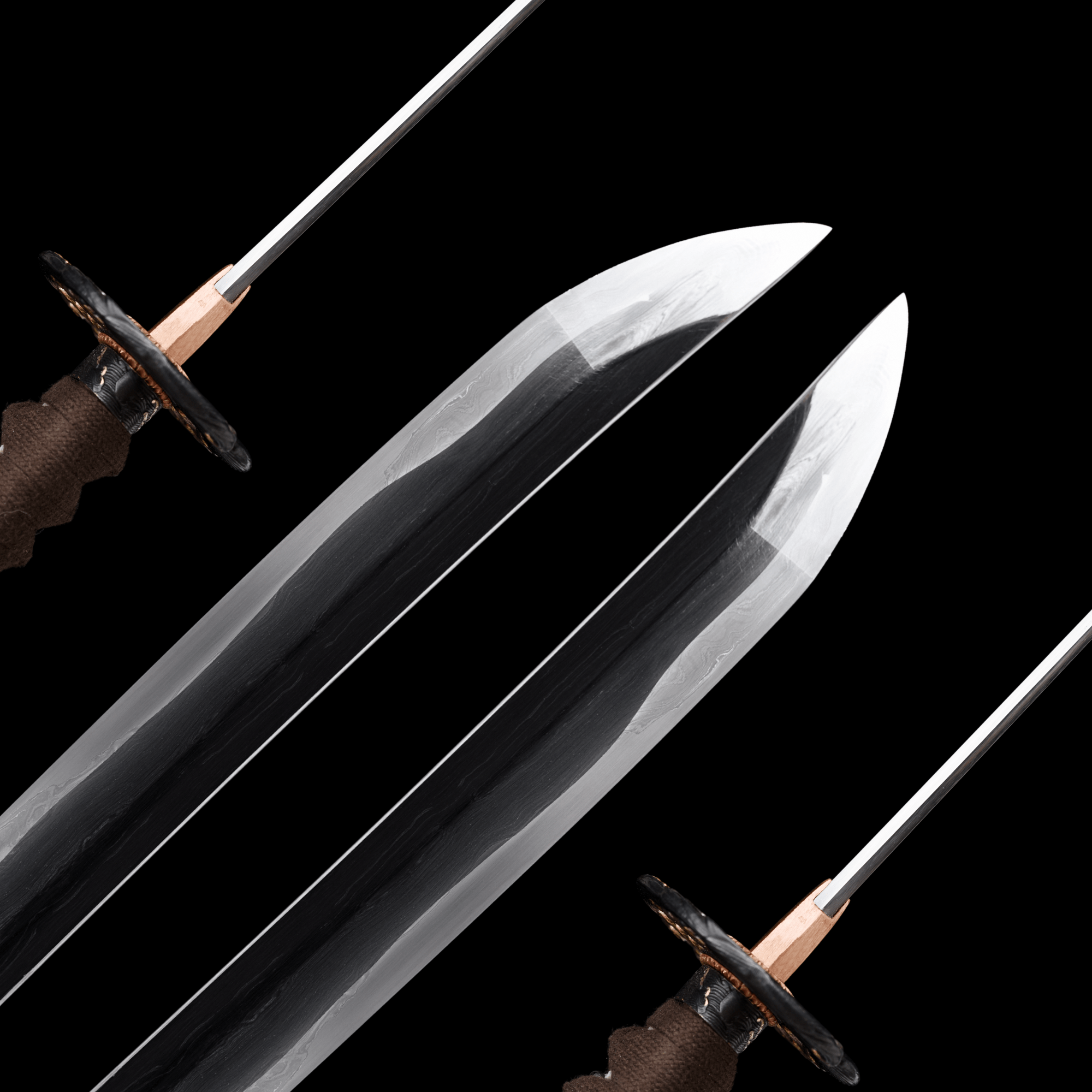 Collectable Katana Scarlet Wave Sanmai Steel Clay Tempered Red Saya 緋浪 | KatanaSwordArt Katana For Sale 2025