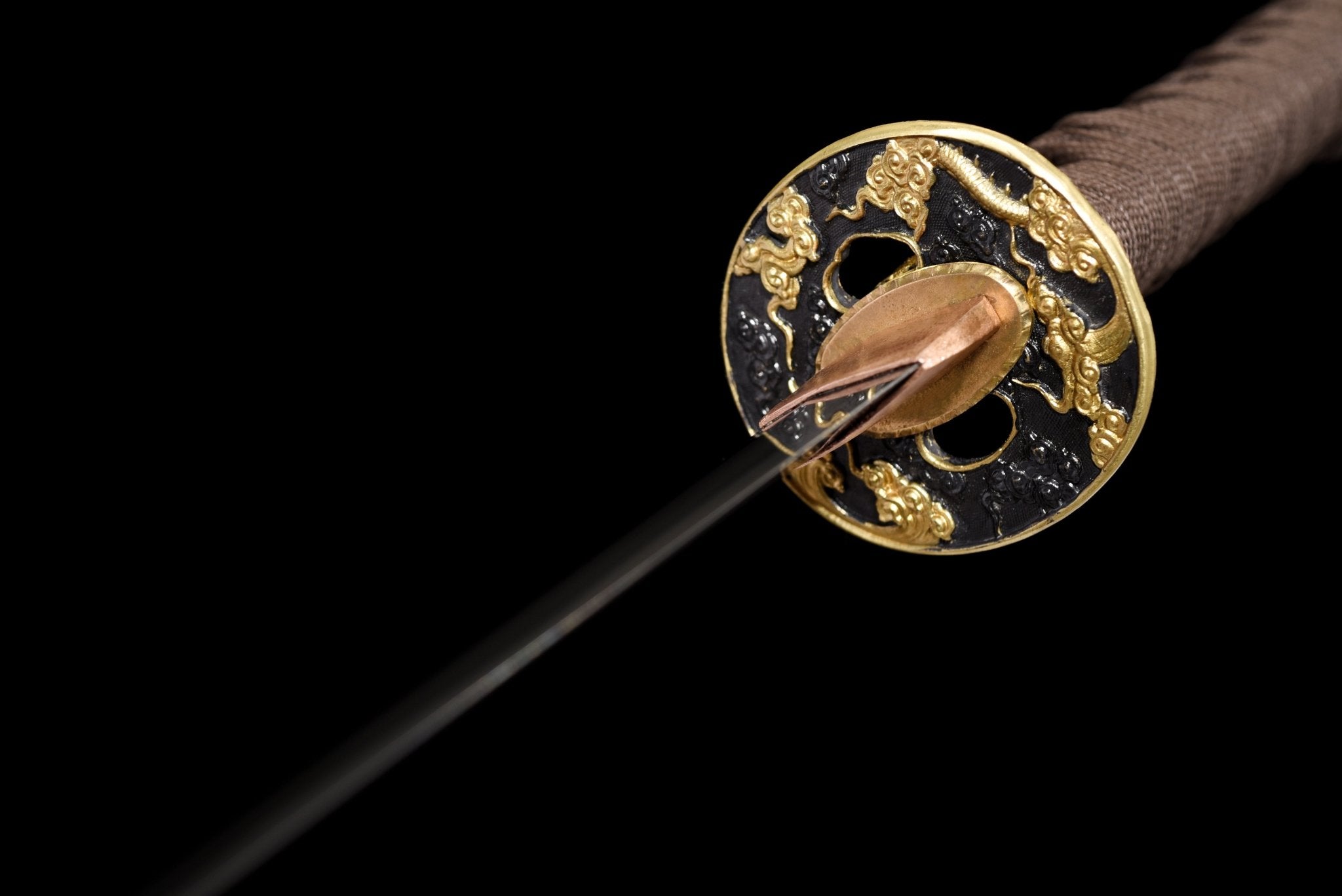 Collectable Katana Shadow Dragon Sanmai Steel Clay Tempered Kin Mushikui Saya 影龍 | KatanaSwordArt Katana For Sale 2025