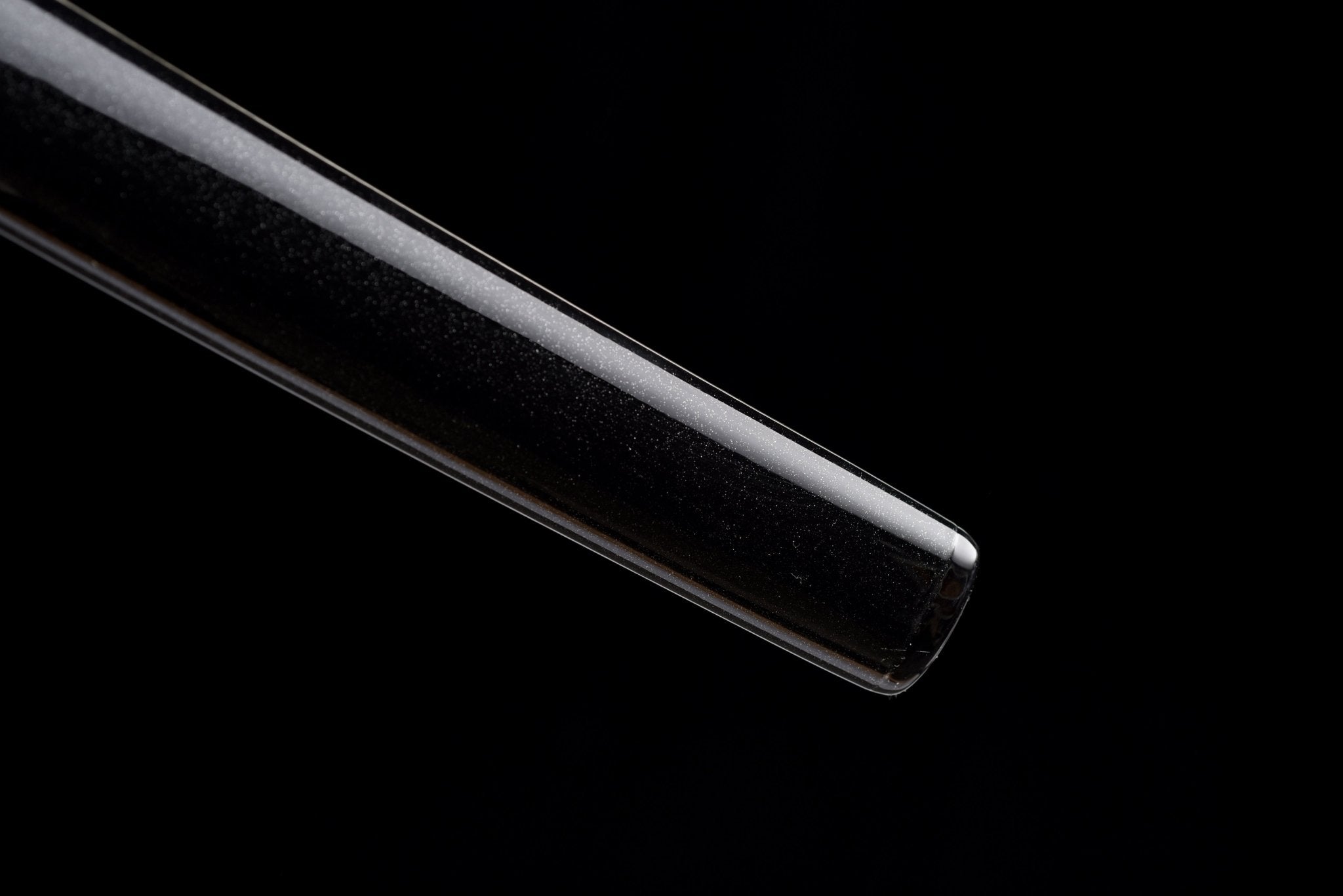 Collectable Katana Silent Tiger Sanmai Steel Clay Tempered Black Saya 静虎 | KatanaSwordArt Katana For Sale 2025