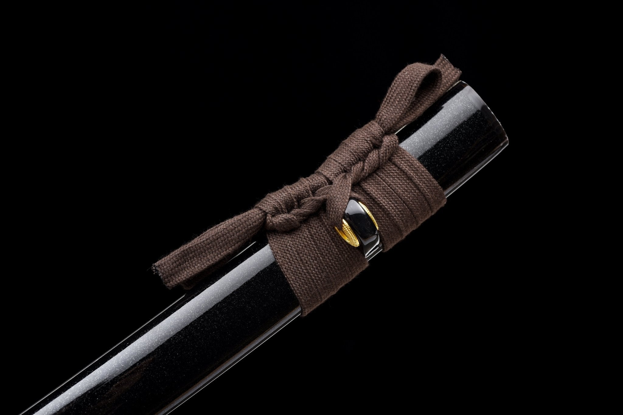 Collectable Katana Silent Tiger Sanmai Steel Clay Tempered Black Saya 静虎 | KatanaSwordArt Katana For Sale 2025