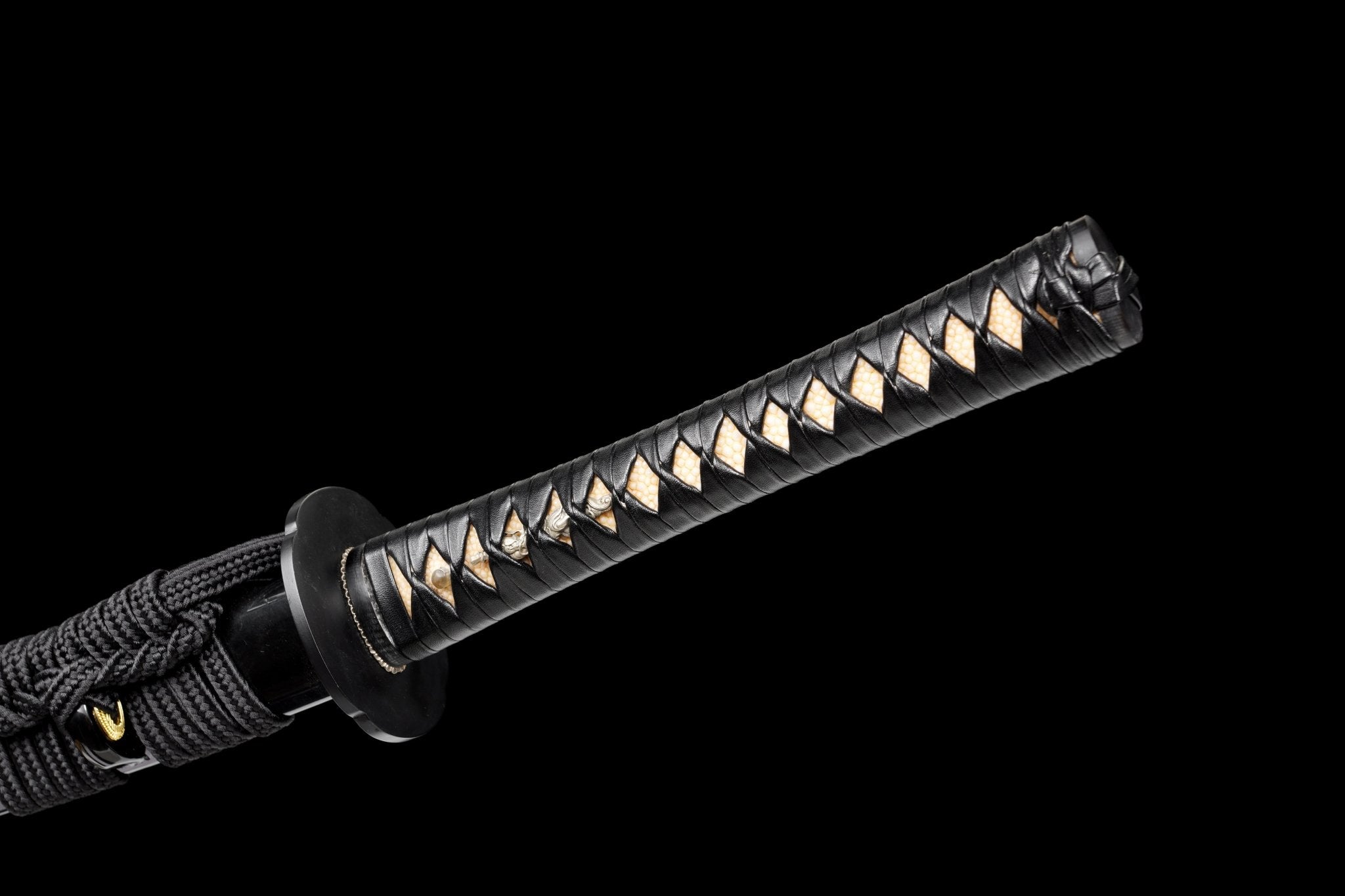 Collectable Katana Tenshō High Carbon Steel Hitatsura Hamon Black Saya 天正 | KatanaSwordArt Katana For Sale 2025