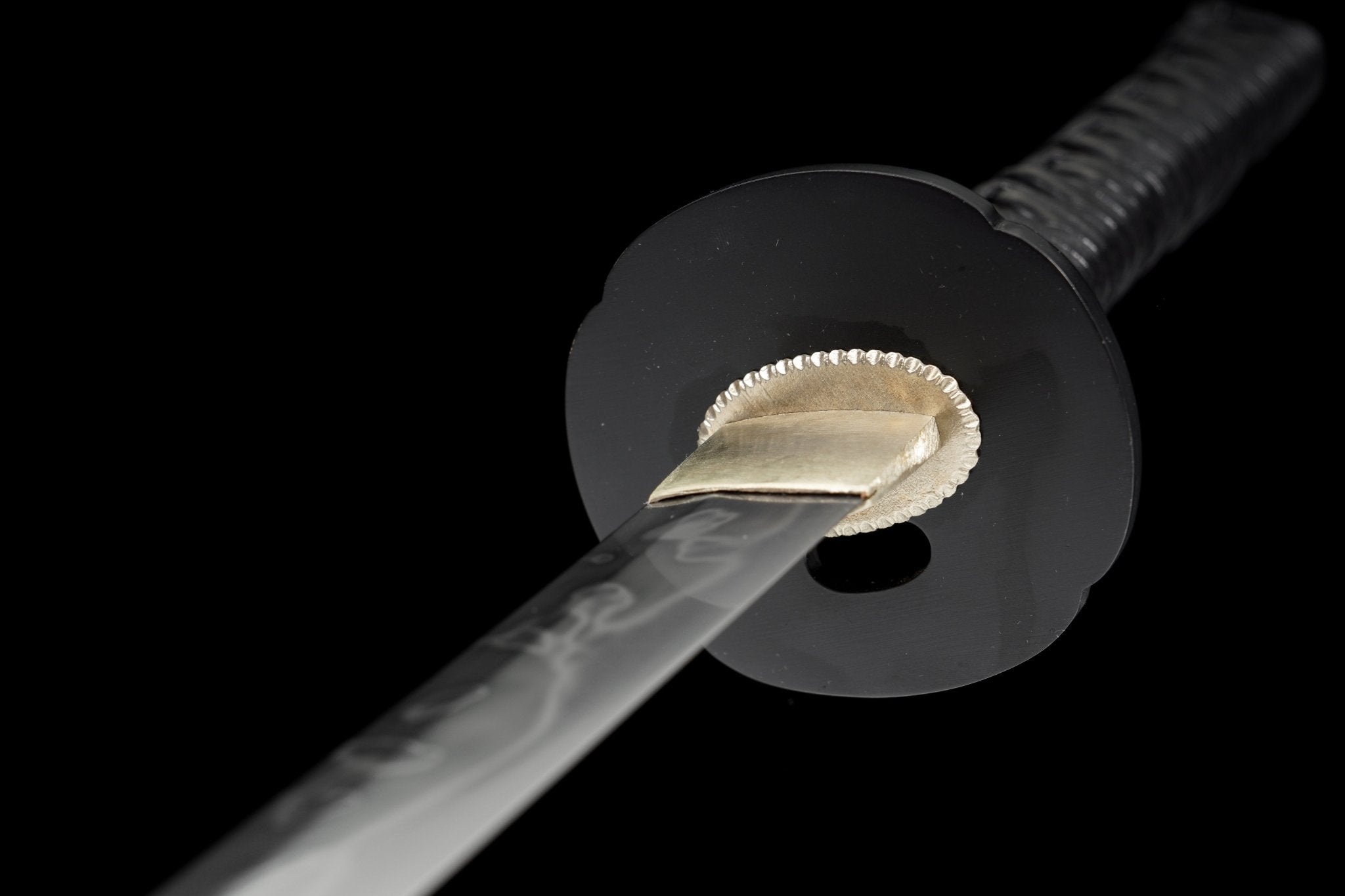 Collectable Katana Tenshō High Carbon Steel Hitatsura Hamon Black Saya 天正 | KatanaSwordArt Katana For Sale 2025