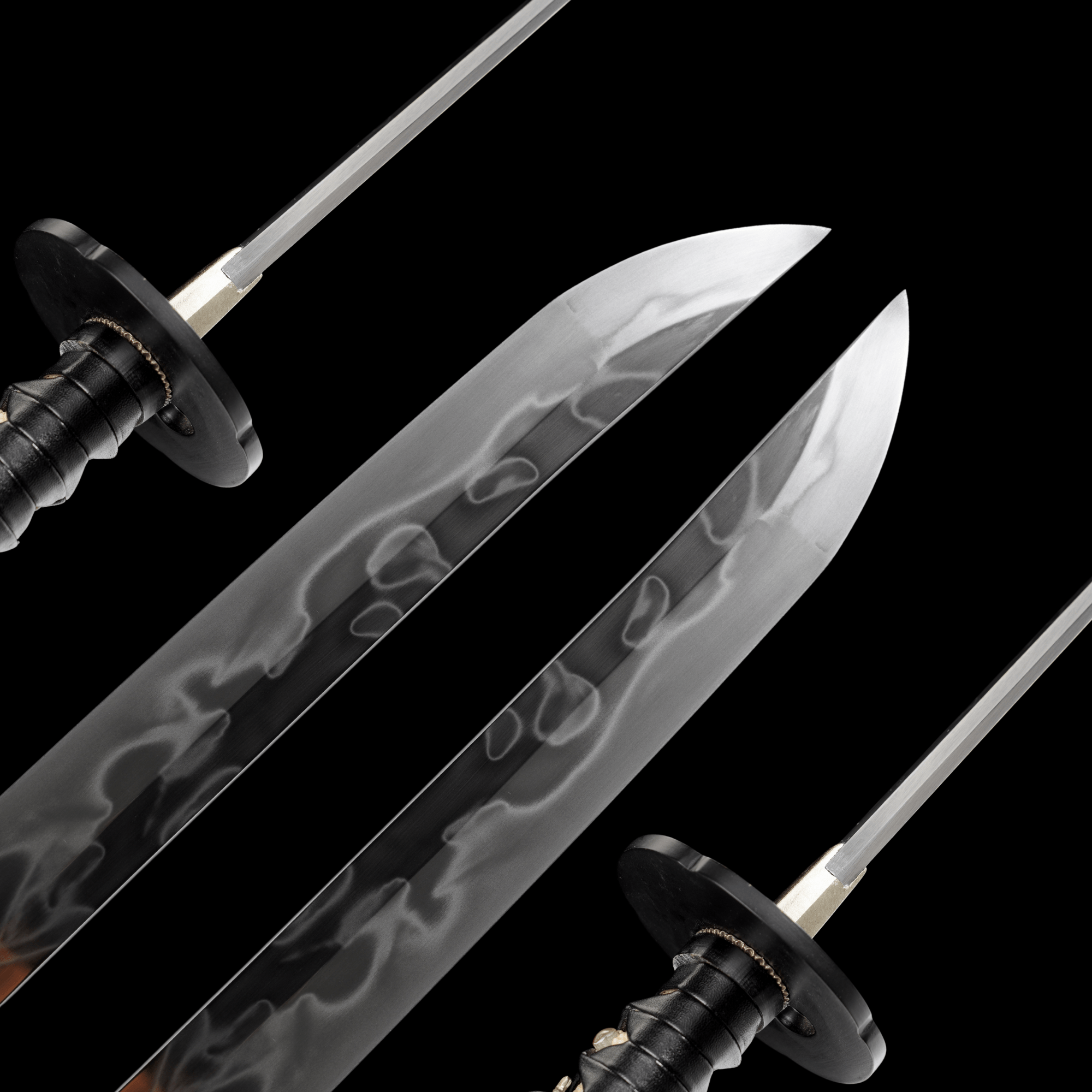 Collectable Katana Tenshō High Carbon Steel Hitatsura Hamon Black Saya 天正 | KatanaSwordArt Katana For Sale 2025