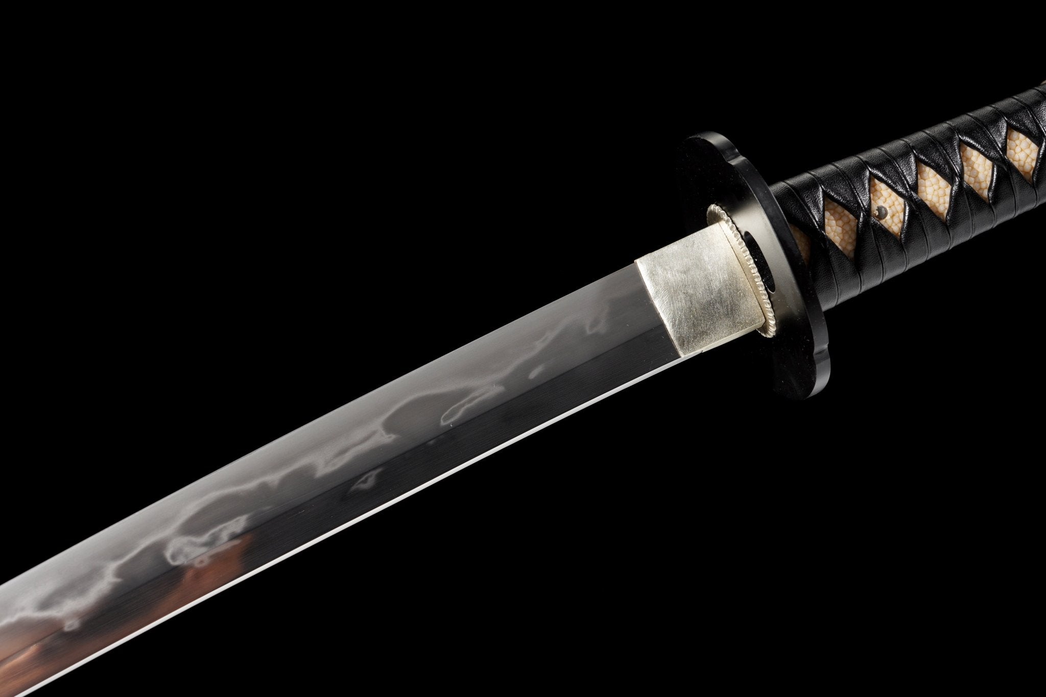 Collectable Katana Tenshō High Carbon Steel Hitatsura Hamon Black Saya 天正 | KatanaSwordArt Katana For Sale 2025