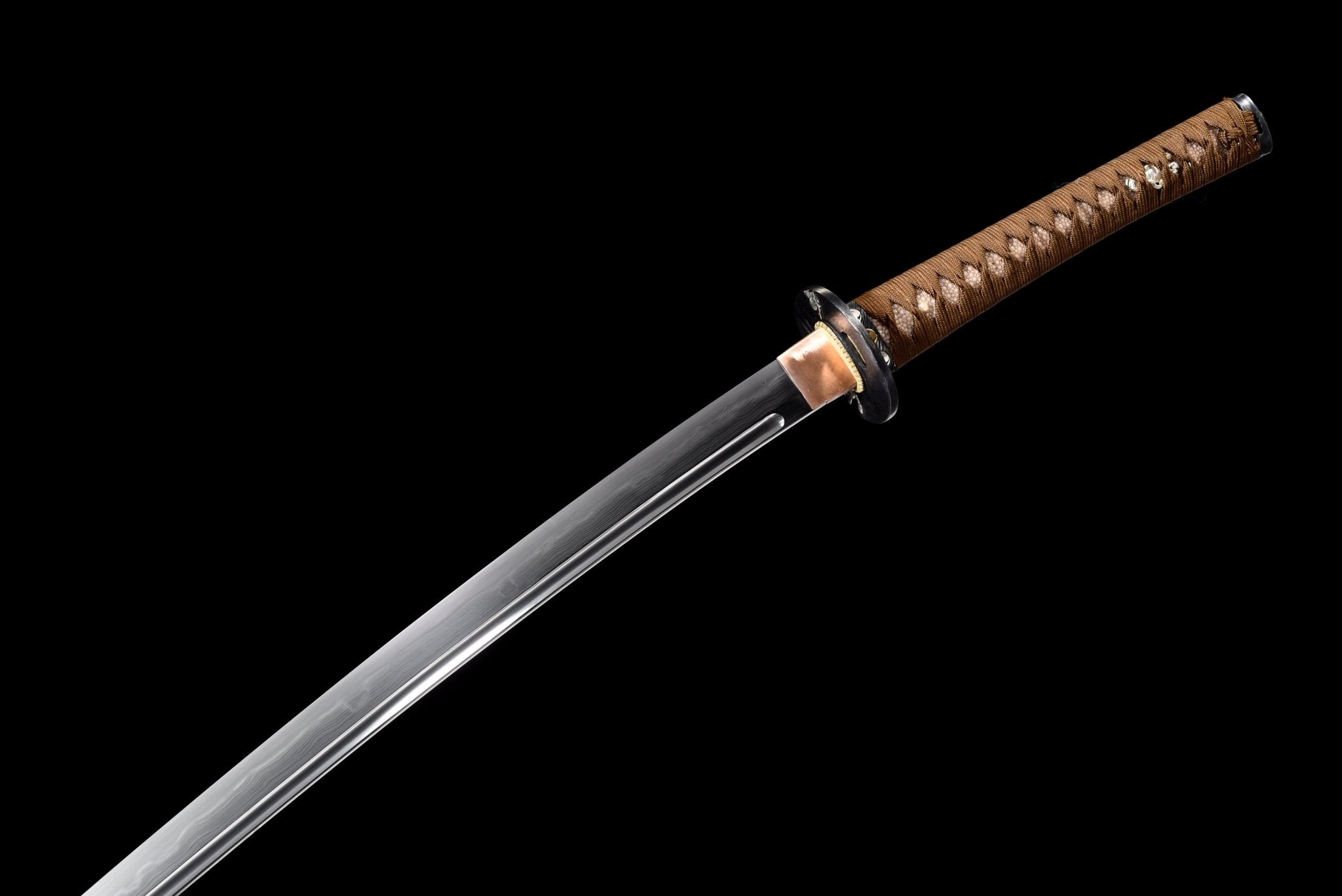 Collectable Katana Tiger Soul Sanmai Steel Clay Tempered Red Saya 虎魂 | KatanaSwordArt Katana For Sale 2025