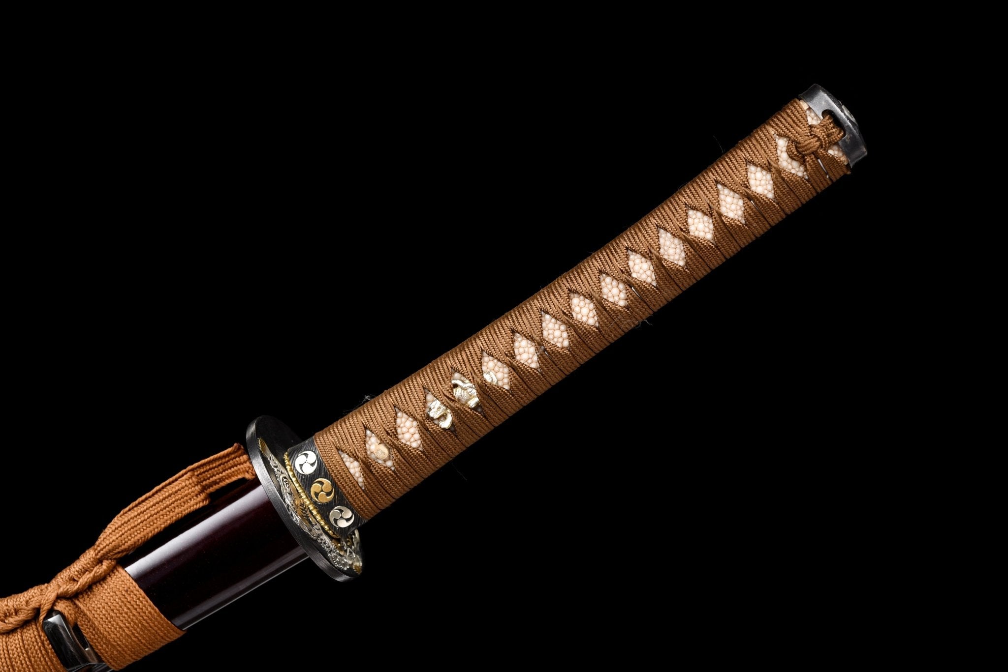 Collectable Katana Tiger Soul Sanmai Steel Clay Tempered Red Saya 虎魂 | KatanaSwordArt Katana For Sale 2025