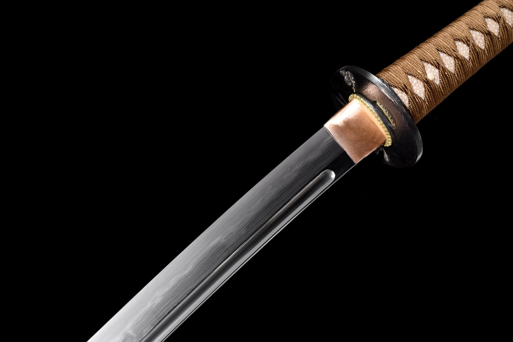 Collectable Katana Tiger Soul Sanmai Steel Clay Tempered Red Saya 虎魂 | KatanaSwordArt Katana For Sale 2025