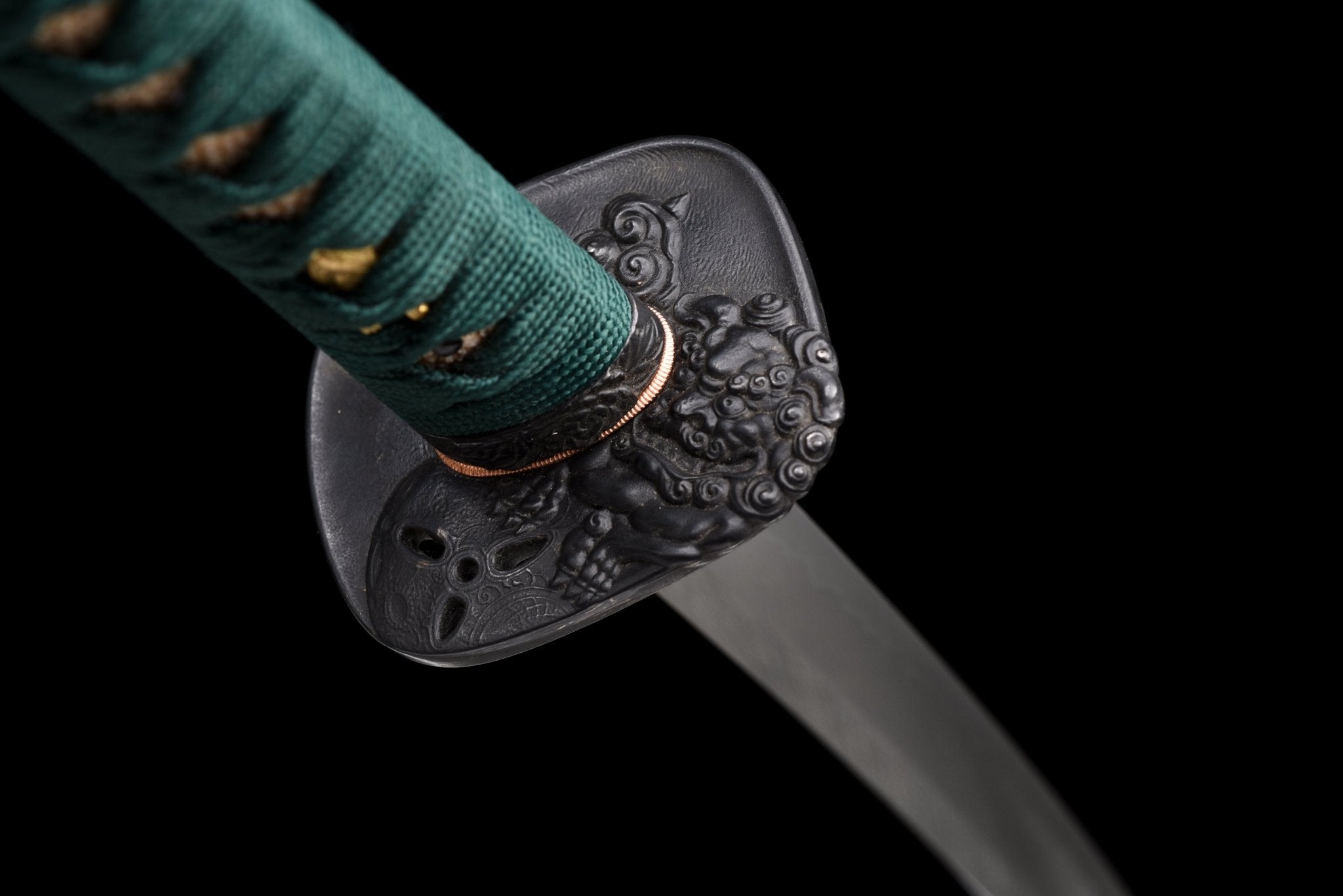 Collectable Katana Verdant Lion Folded Steel Clay Tempered Red Saya 翠獅 | KatanaSwordArt Katana For Sale 2025