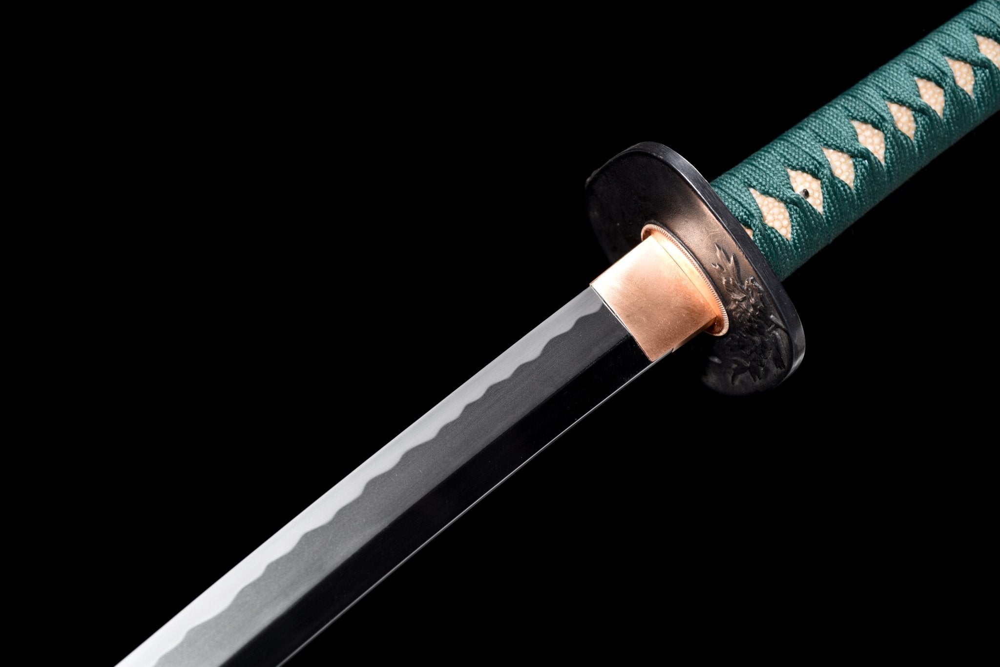 Collectable Katana Verdant Lion Folded Steel Clay Tempered Red Saya 翠獅 | KatanaSwordArt Katana For Sale 2025