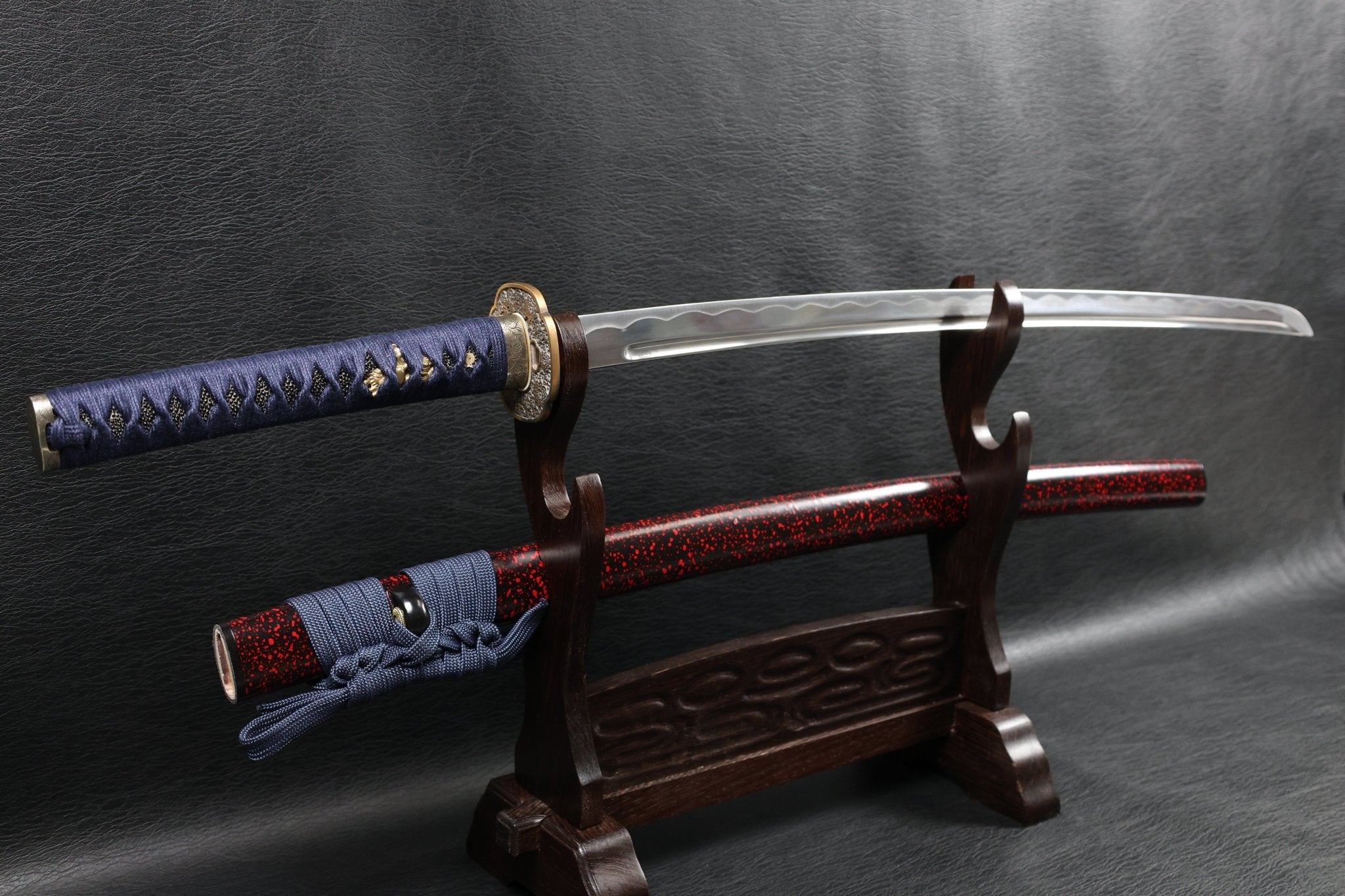 Iaito Katana Midnight Blossom Unsharpened Alloy Blade with Shinken‑Hi | KSA Ju | KSA iaito For Sale 2026