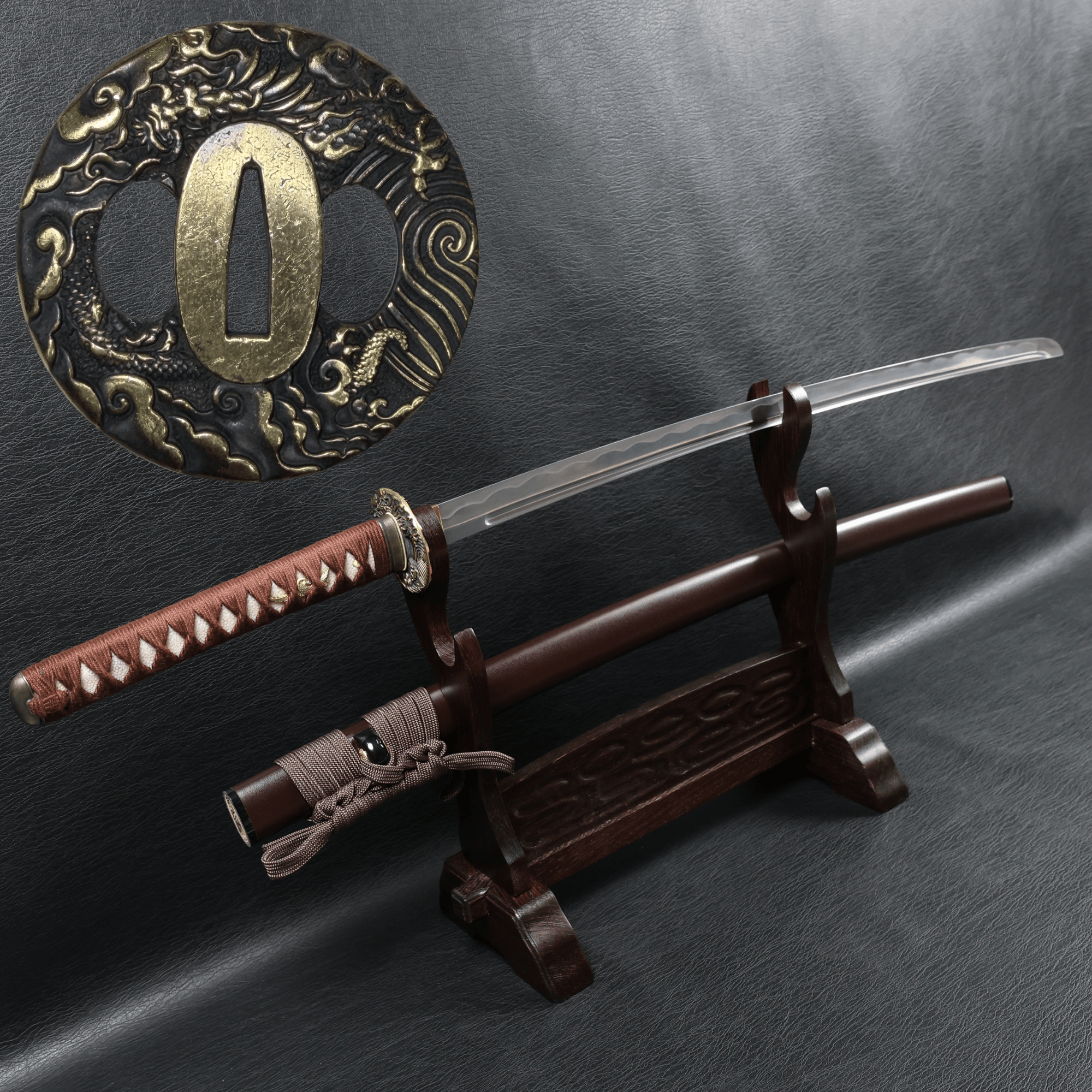 Iaito Katana Storm Dragon Unsharpened Alloy Blade with Shinken‑Hi | KSA Ju | KatanaSwordArt iaito For Sale 2026