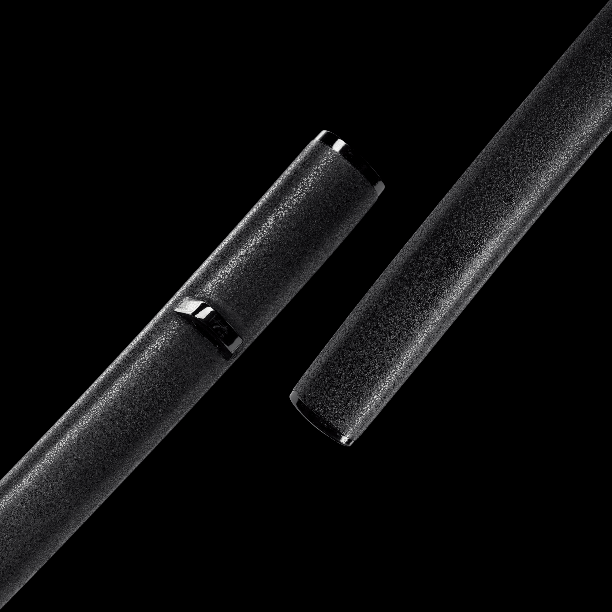 Kanshitsu Black Ishime Lacquered Saya For Katana Wakizashi Tanto Samurai Sword | KatanaSwordArt Saya For Sale 2025