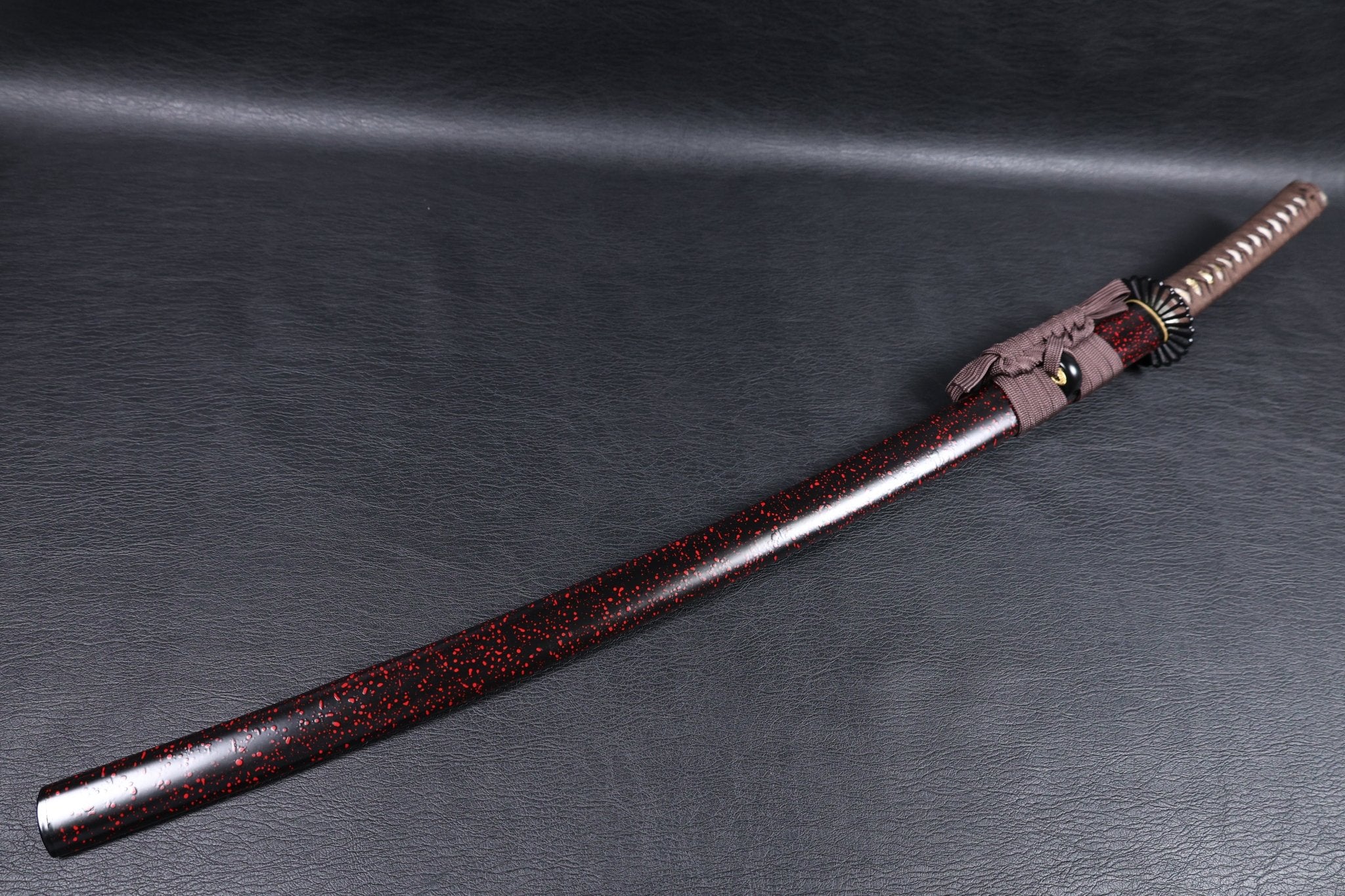 Katana Akatsuki Tonbo Folded Steel Clay Tempered Blade with Sanbonsugi Hamon | KSA Hua | KSA Katana For Sale 2026