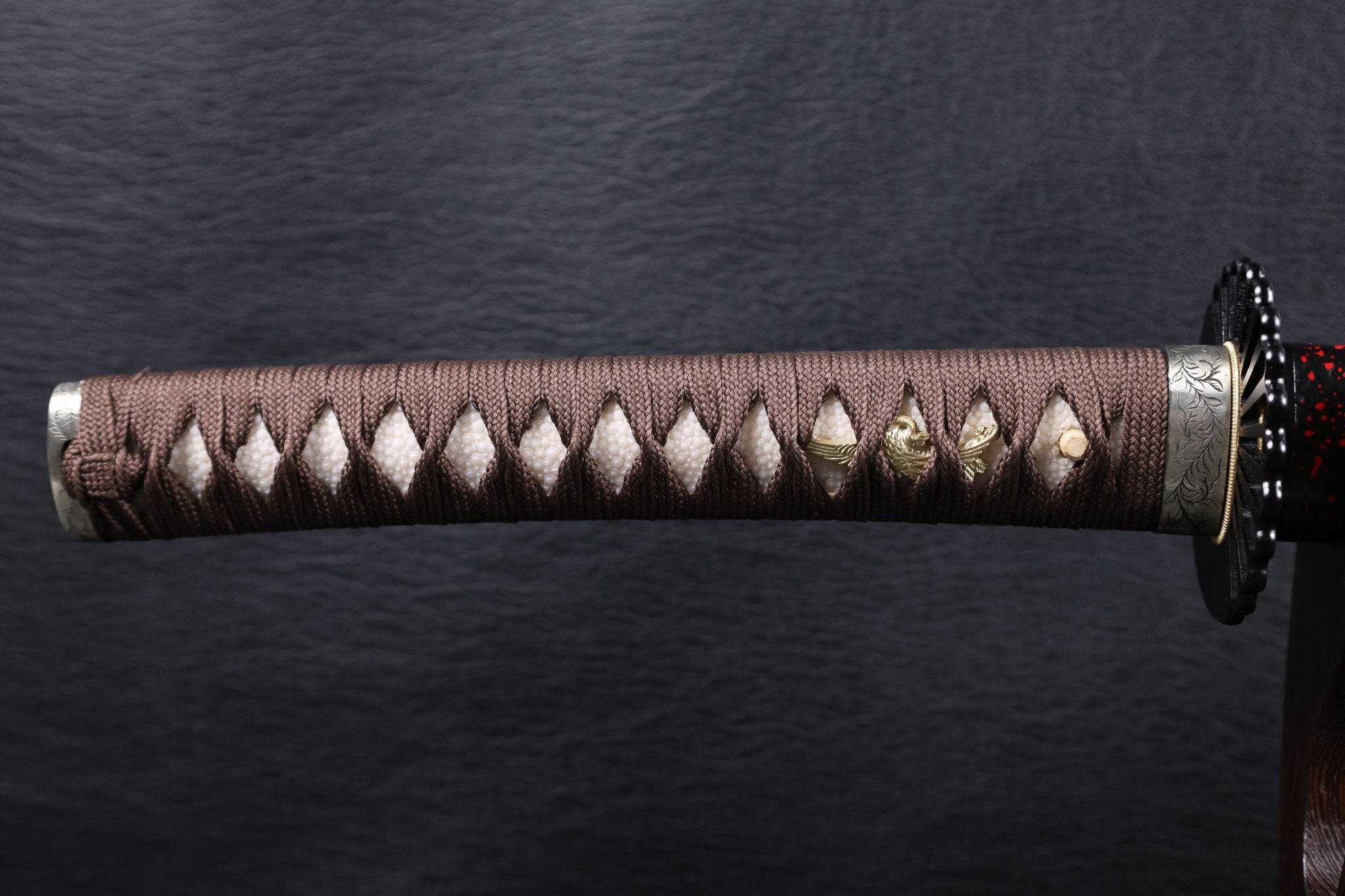 Katana Akatsuki Tonbo Folded Steel Clay Tempered Blade with Sanbonsugi Hamon | KSA Hua | KSA Katana For Sale 2026