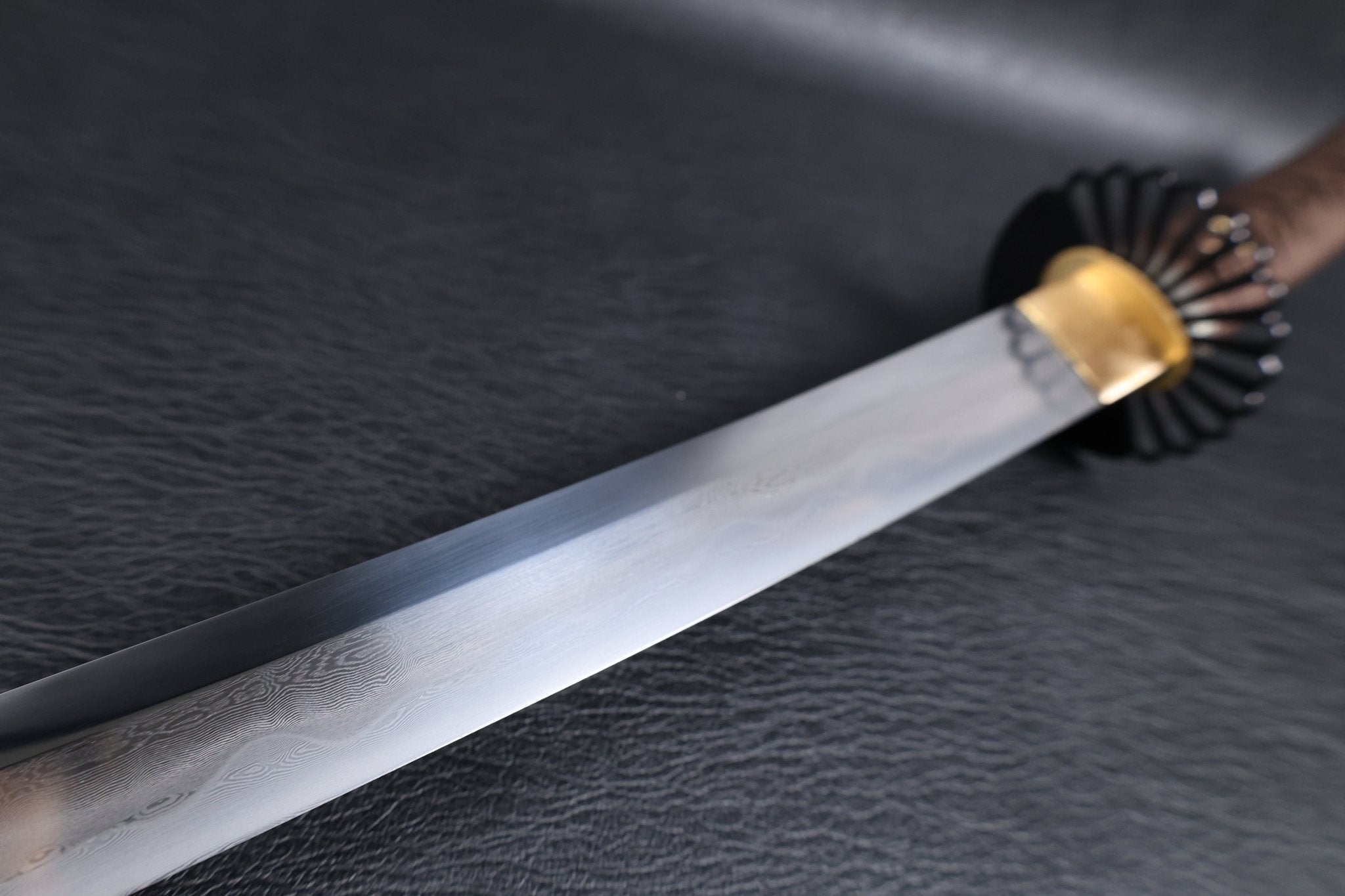 Katana Akatsuki Tonbo Folded Steel Clay Tempered Blade with Sanbonsugi Hamon | KSA Hua | KSA Katana For Sale 2026