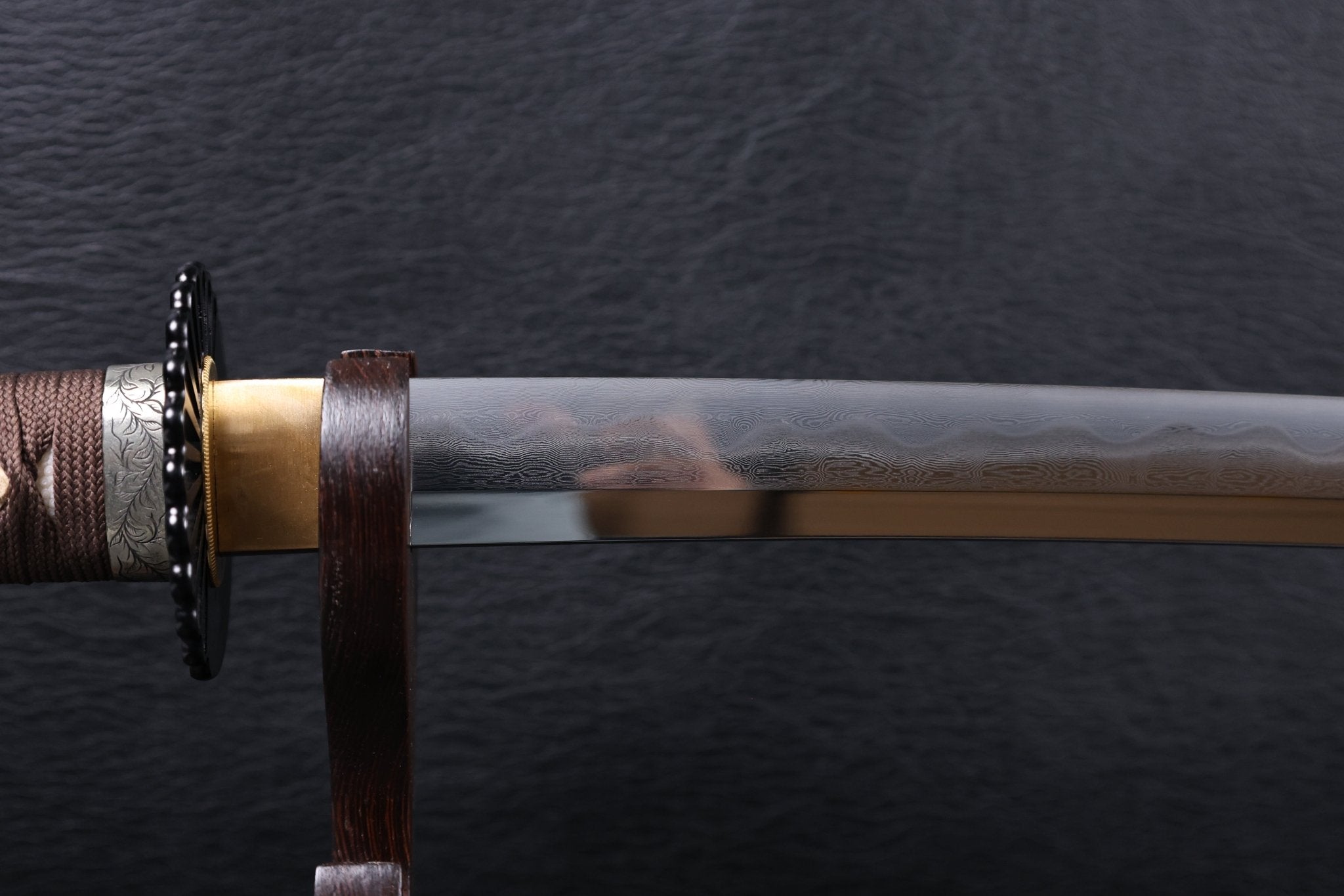 Katana Akatsuki Tonbo Folded Steel Clay Tempered Blade with Sanbonsugi Hamon | KSA Hua | KSA Katana For Sale 2026