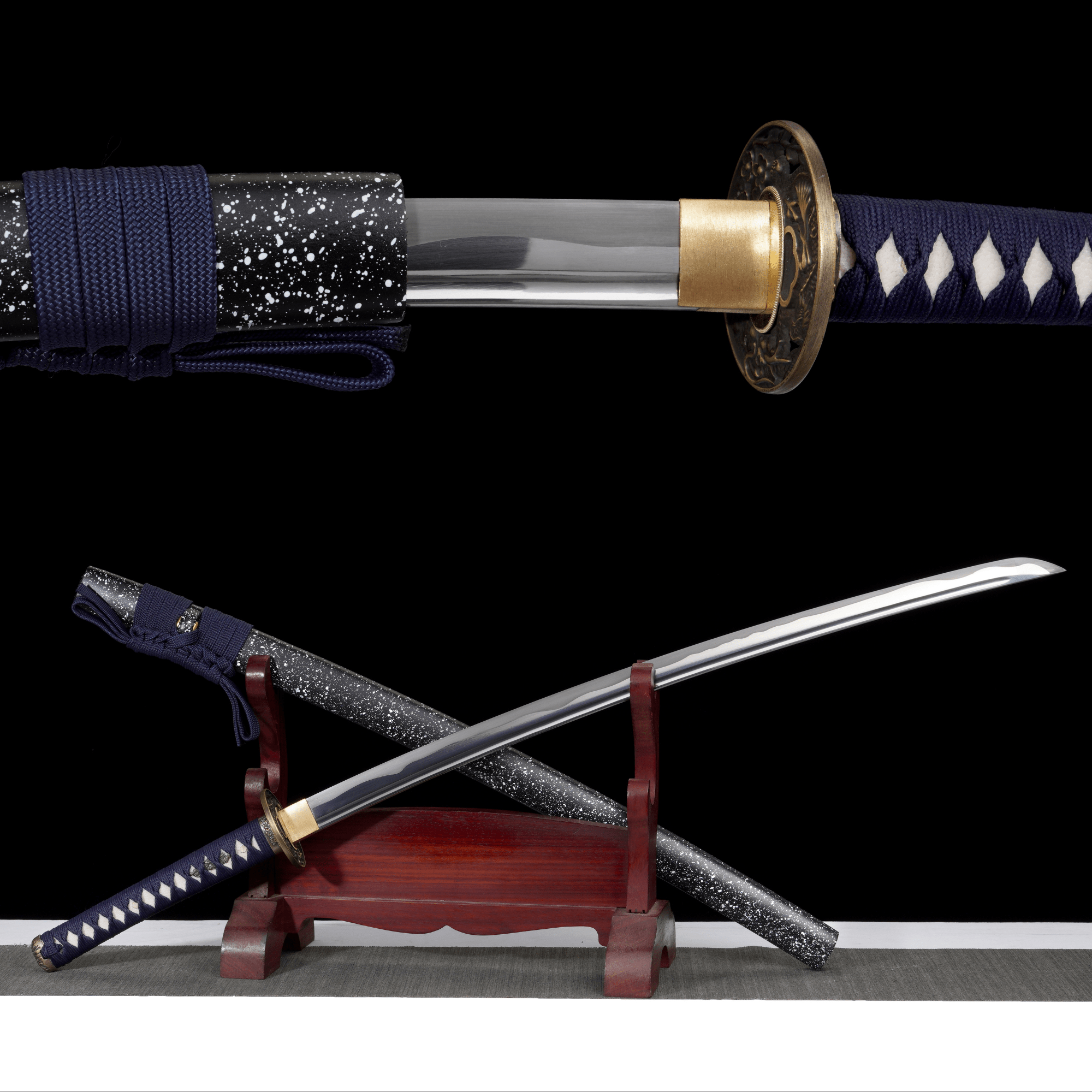 Katana Azure Dragon Snow Flecked Saya Genuine Rayskin 蒼龍雪 | KatanaSwordArt Katana For Sale 2025