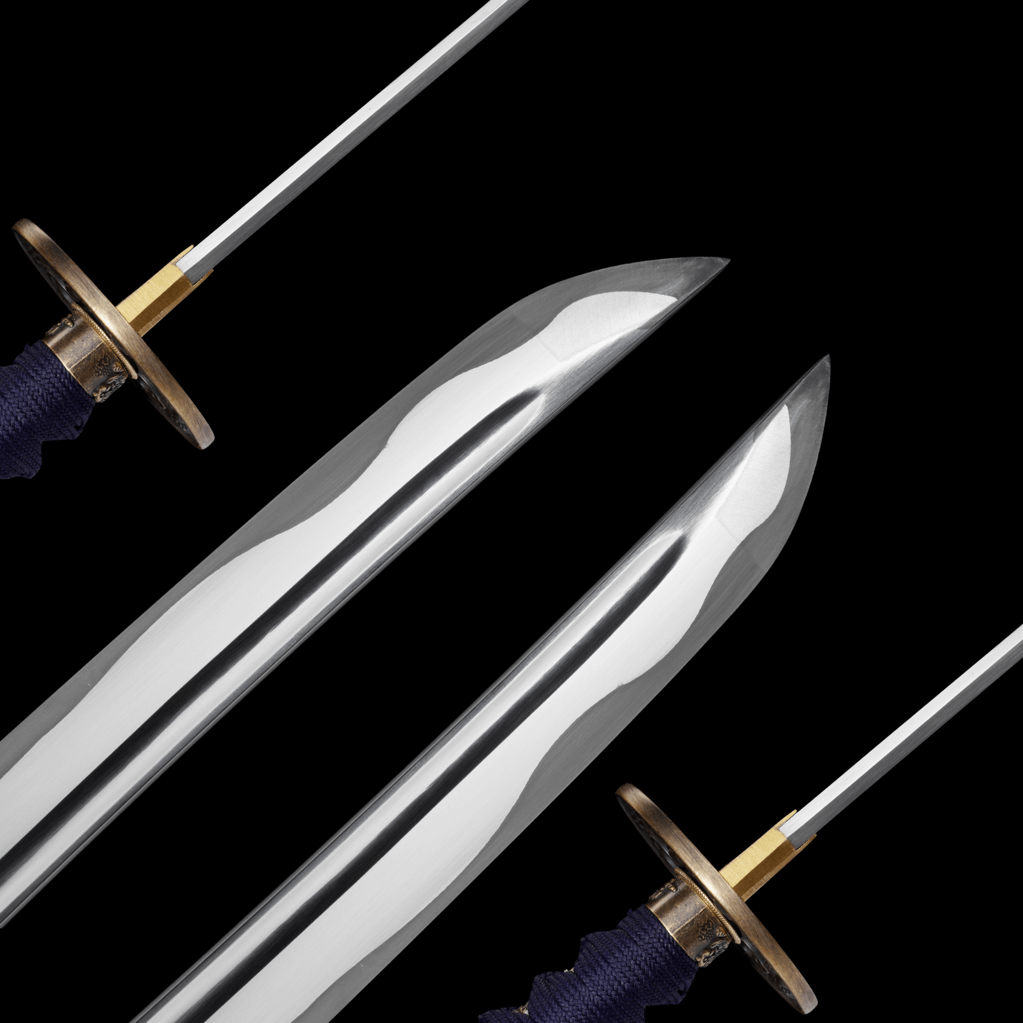 Katana Azure Dragon Snow Flecked Saya Genuine Rayskin 蒼龍雪 | KatanaSwordArt Katana For Sale 2025