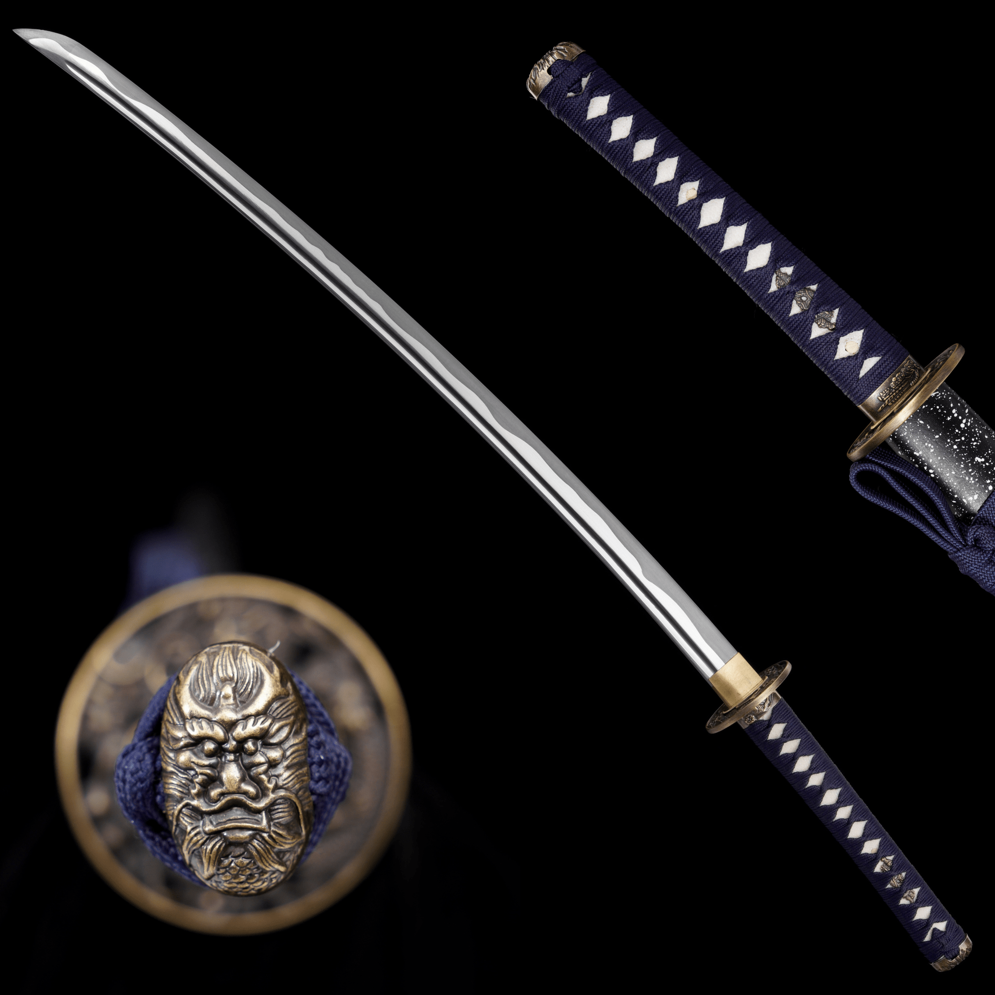 Katana Azure Dragon Snow Flecked Saya Genuine Rayskin 蒼龍雪 | KatanaSwordArt Katana For Sale 2025
