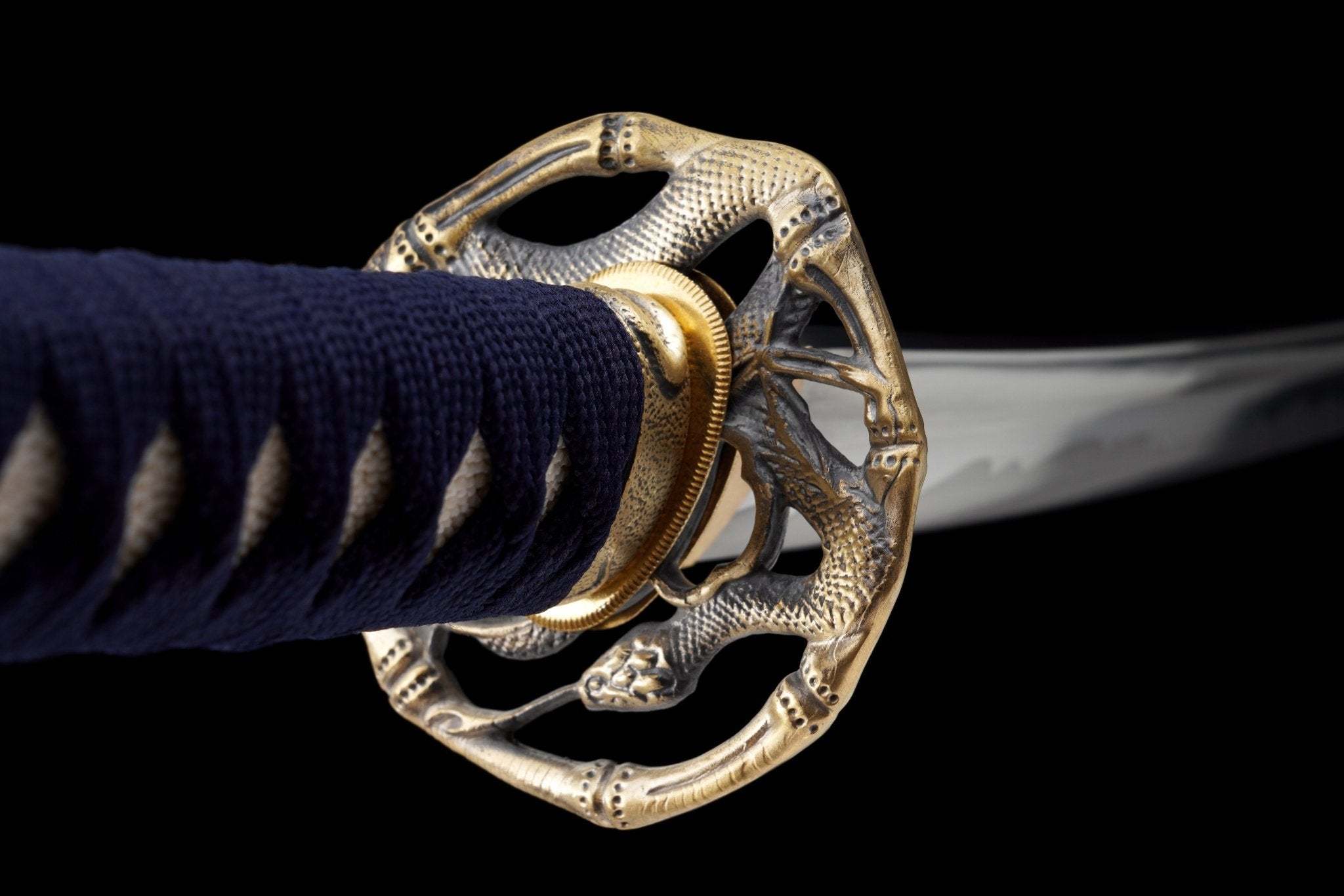 Katana Azure Flame Blue Lacquer Saya Genuine Rayskin 蒼炎 | KatanaSwordArt Katana For Sale 2025