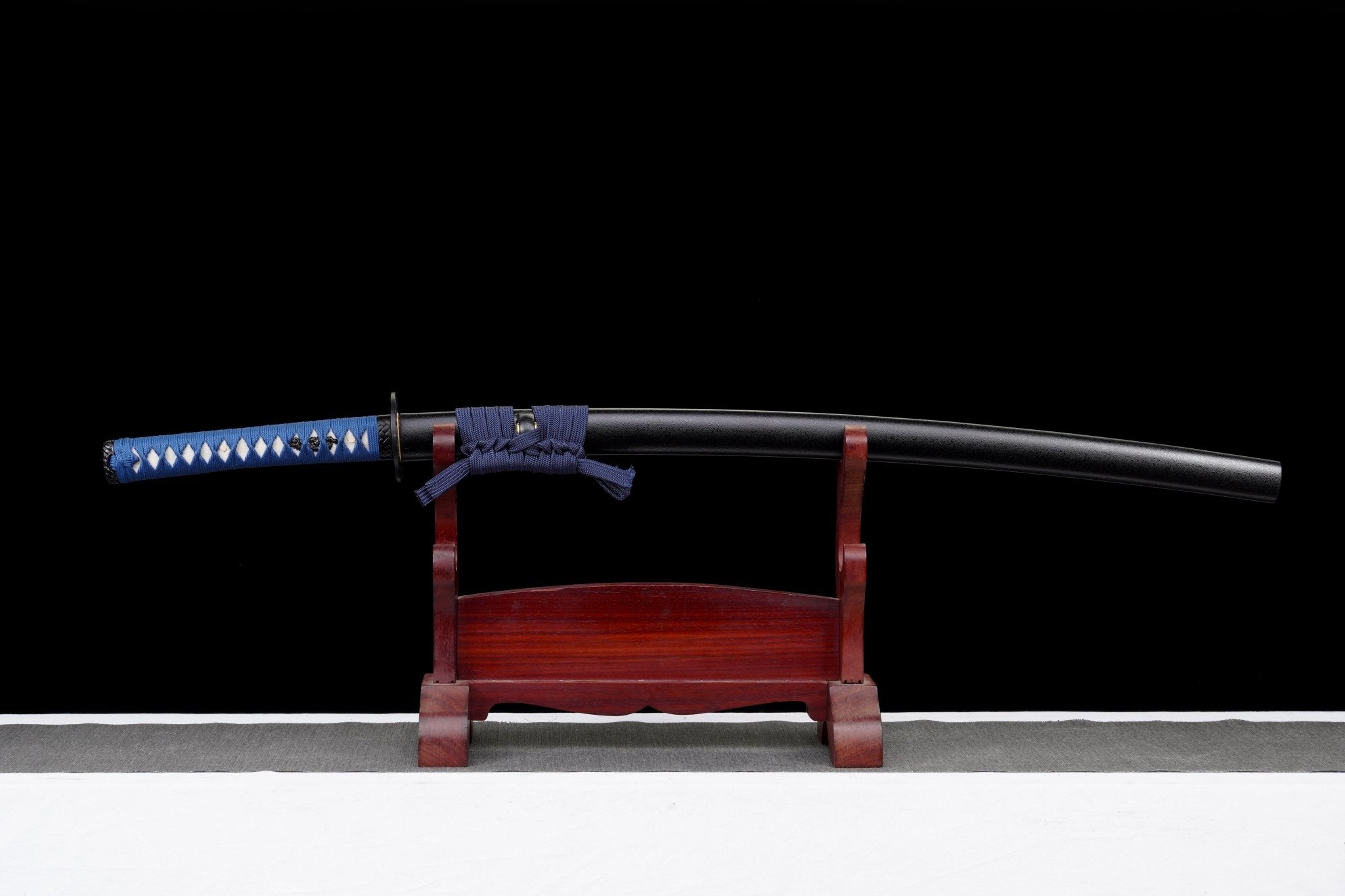 Katana Bamboo Whisper Black Ishime Saya Genuine Rayskin 蒼竹 | KatanaSwordArt Katana For Sale 2025