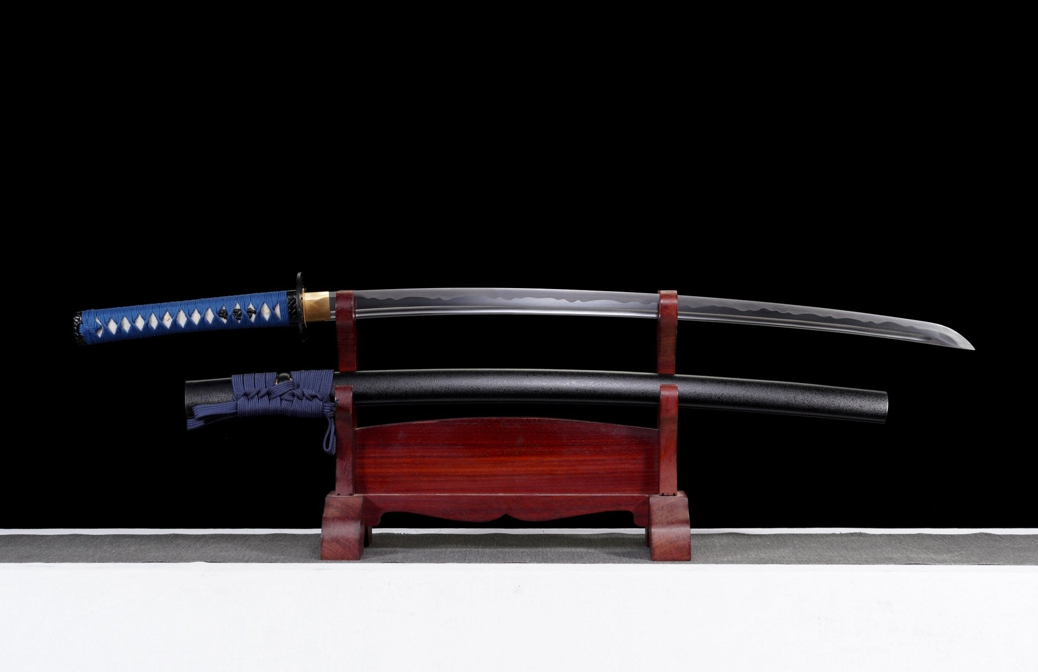 Katana Bamboo Whisper Black Ishime Saya Genuine Rayskin 蒼竹 | KatanaSwordArt Katana For Sale 2025