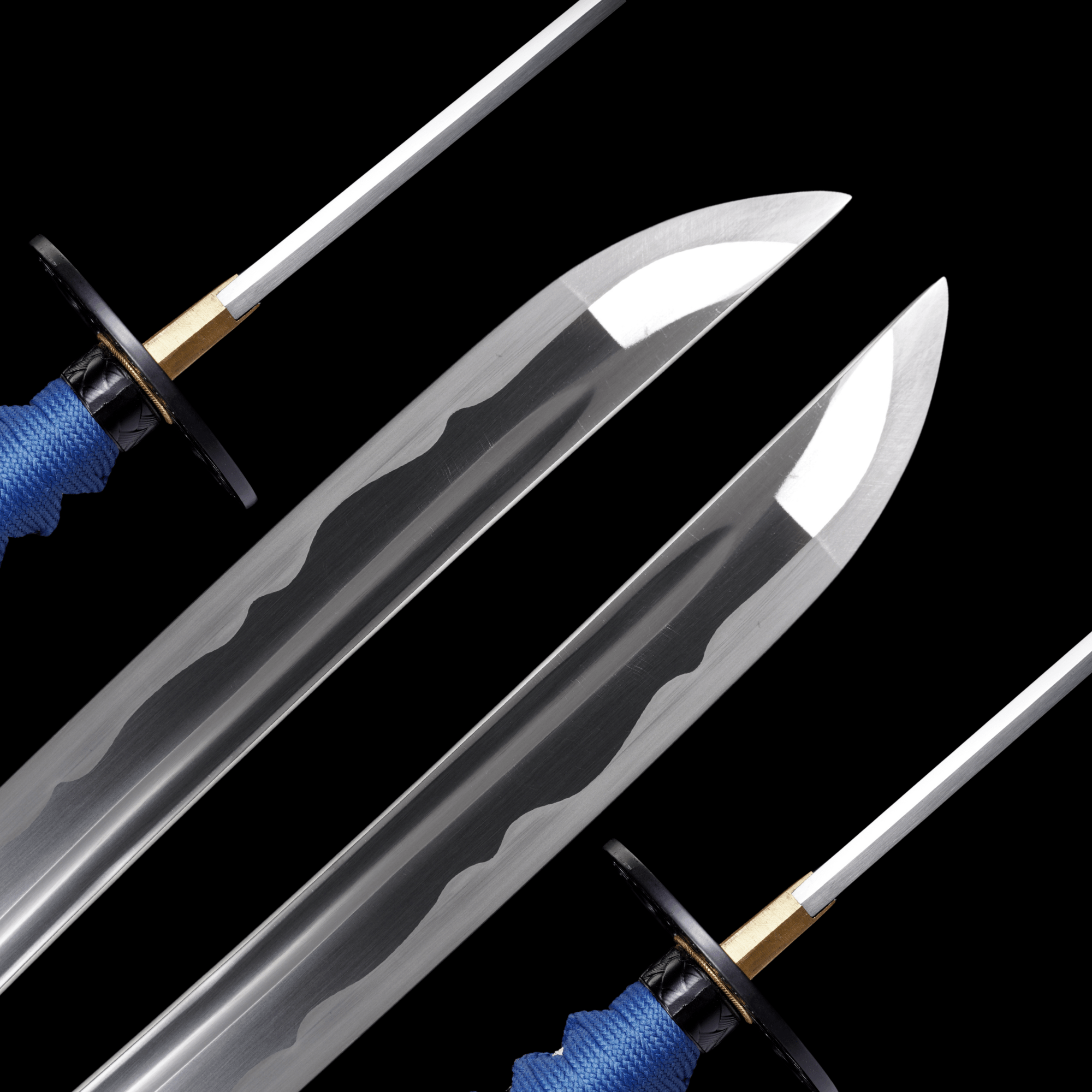 Katana Bamboo Whisper Black Ishime Saya Genuine Rayskin 蒼竹 | KatanaSwordArt Katana For Sale 2025